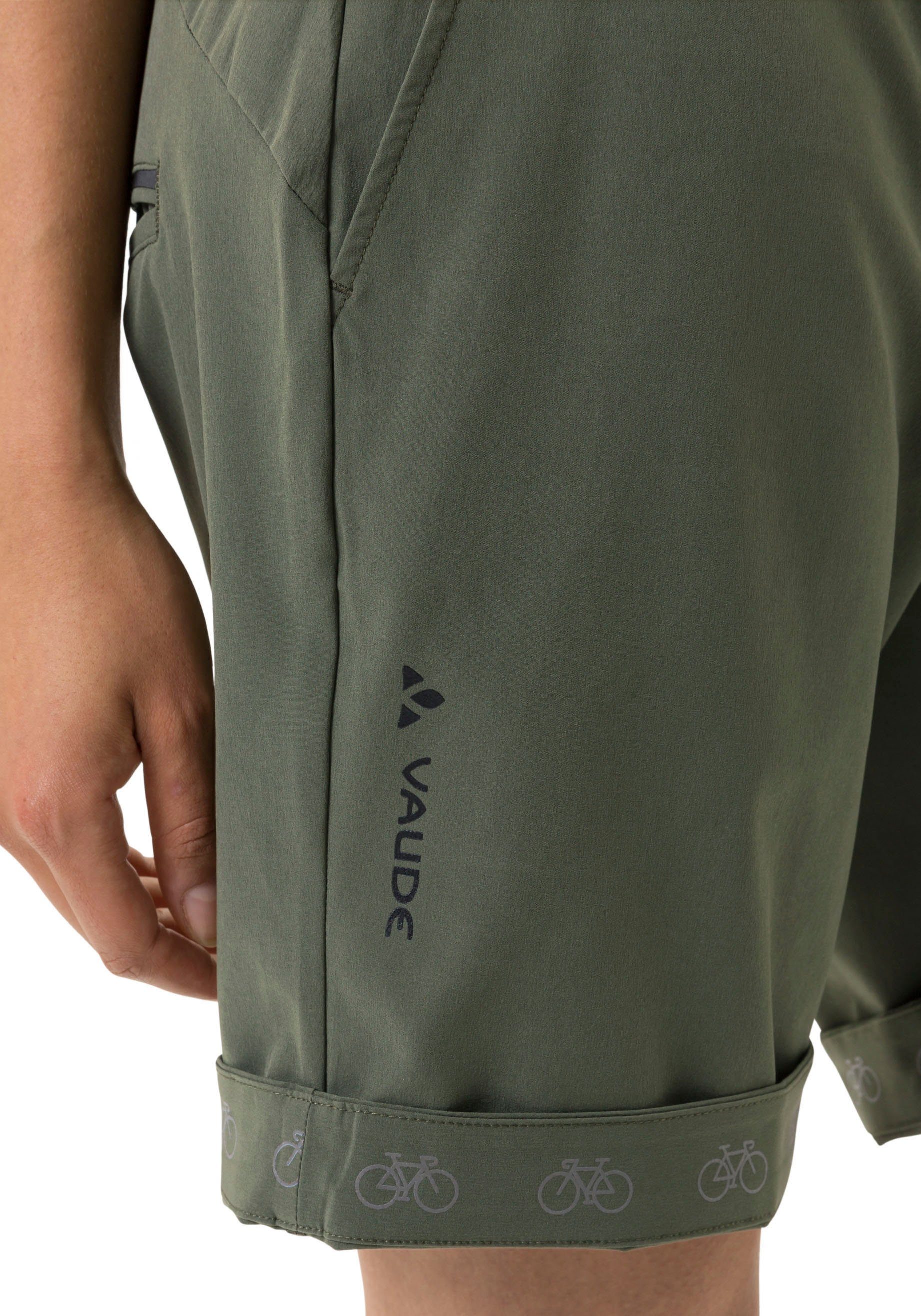 VAUDE Fietsbroek WOMEN'S CYCLIST SHORTS reflecterende elementen