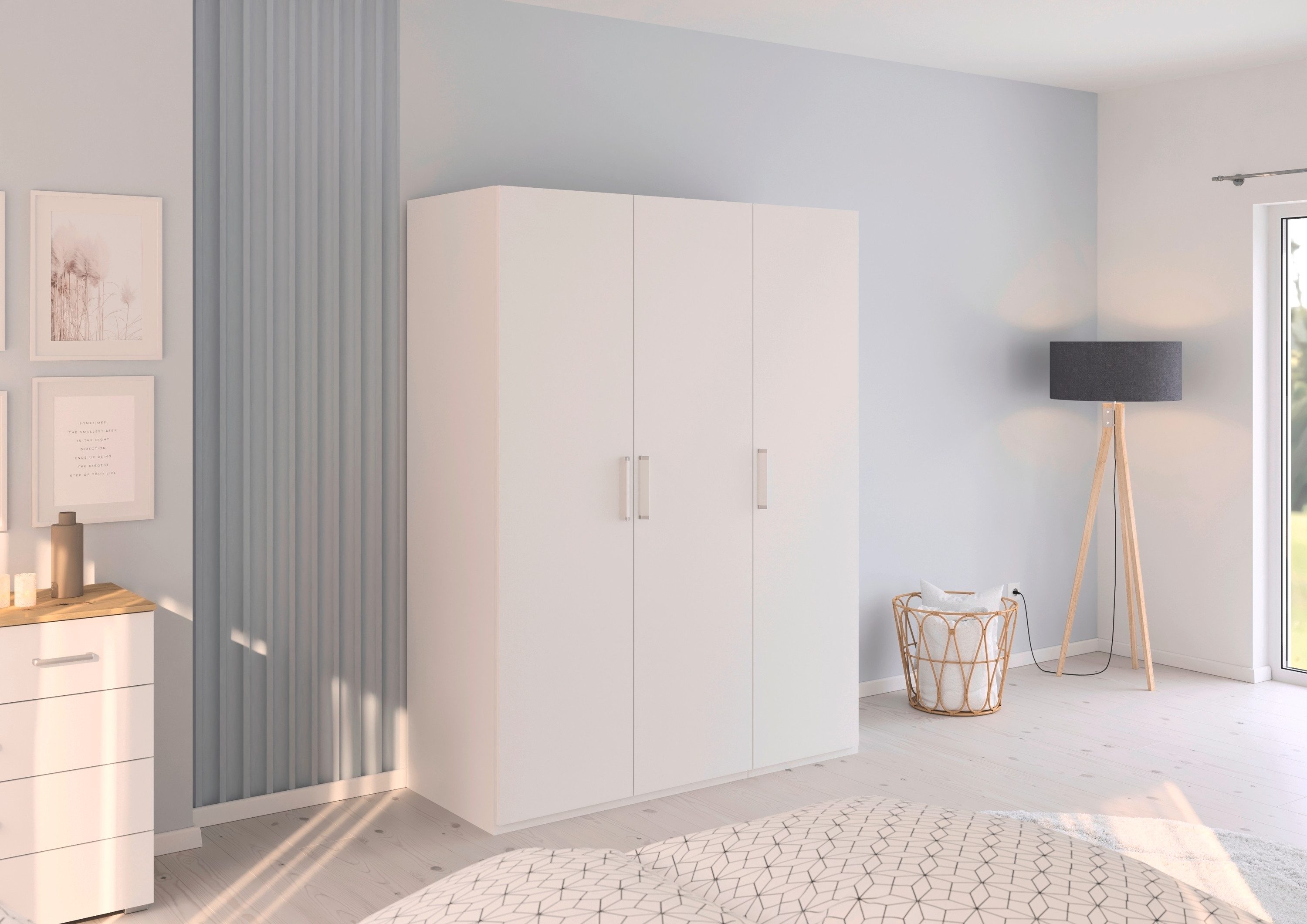 rauch Draaideurkast Kledingkast Kast Garderobe Slaapkamerkast EVELYN in elegante stijl, veel opbergruimte 4 breedtes en 2 hoogtes made in germany