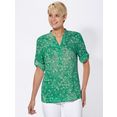 classic basics gedessineerde blouse groen