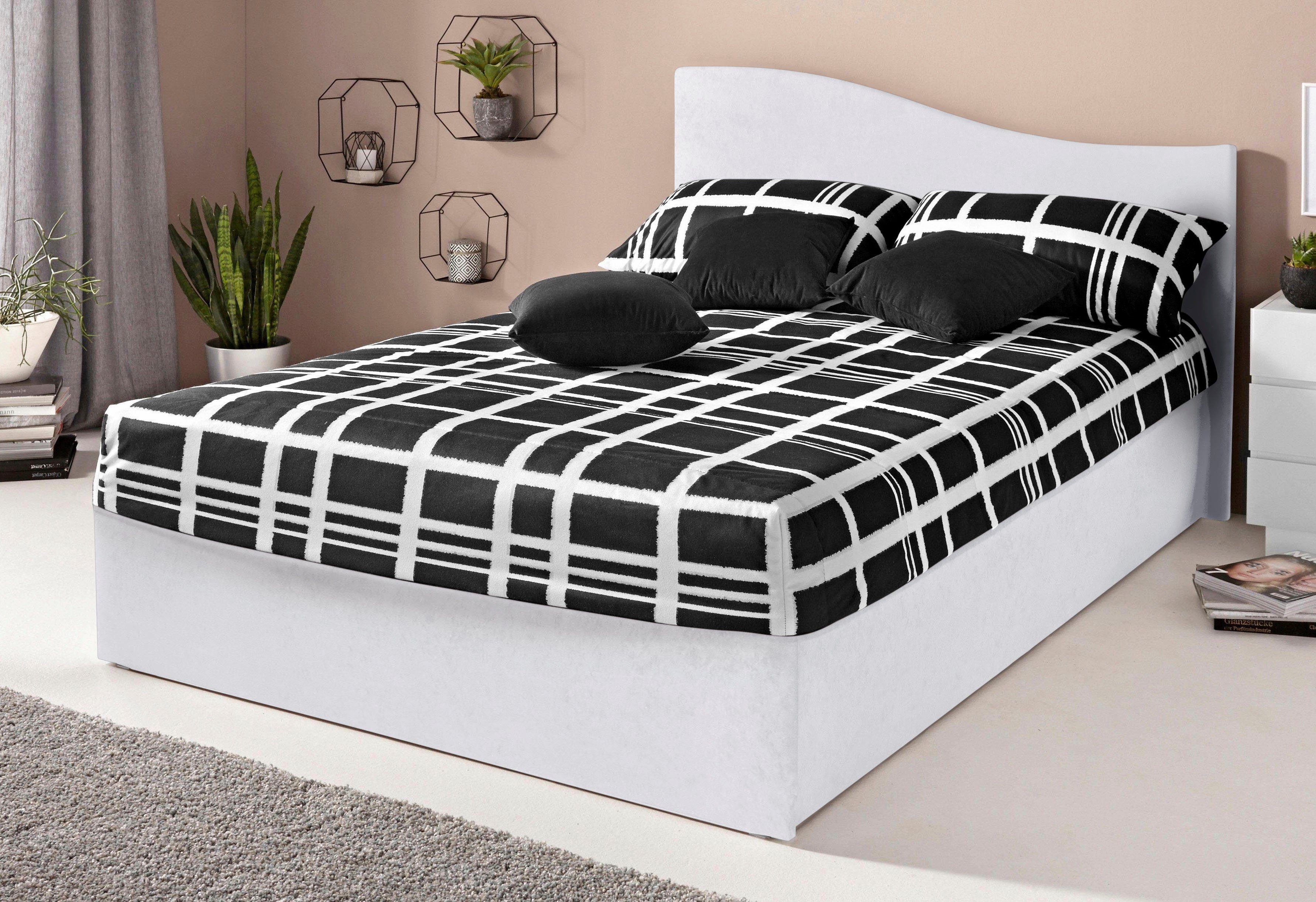 Westfalia Polsterbetten Gestoffeerd bed met bedkist bij uitvoering met matras