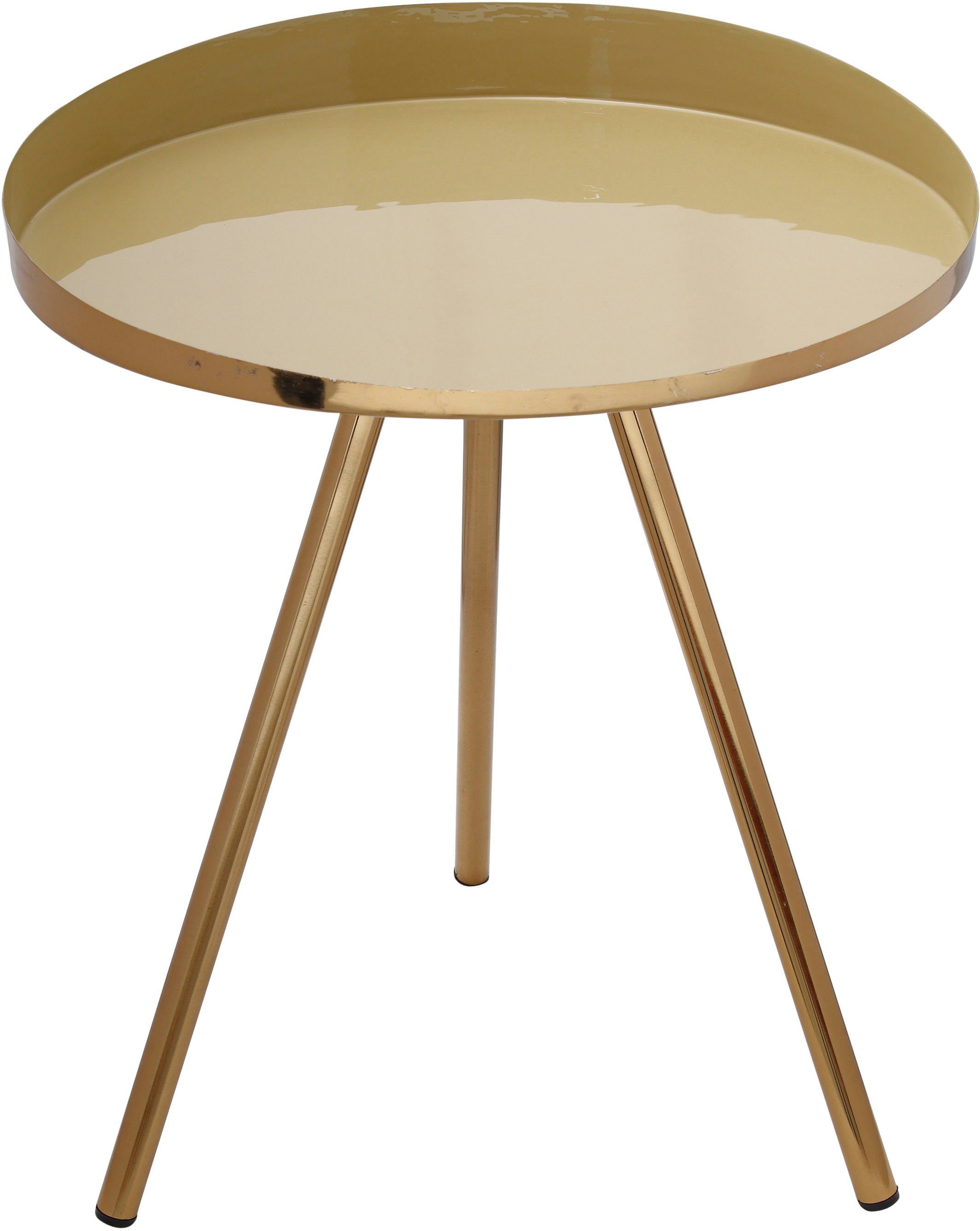 Kayoom Bijzettafel Morrison, ronde bijzettafel, elegante uitstraling (1 stuk)