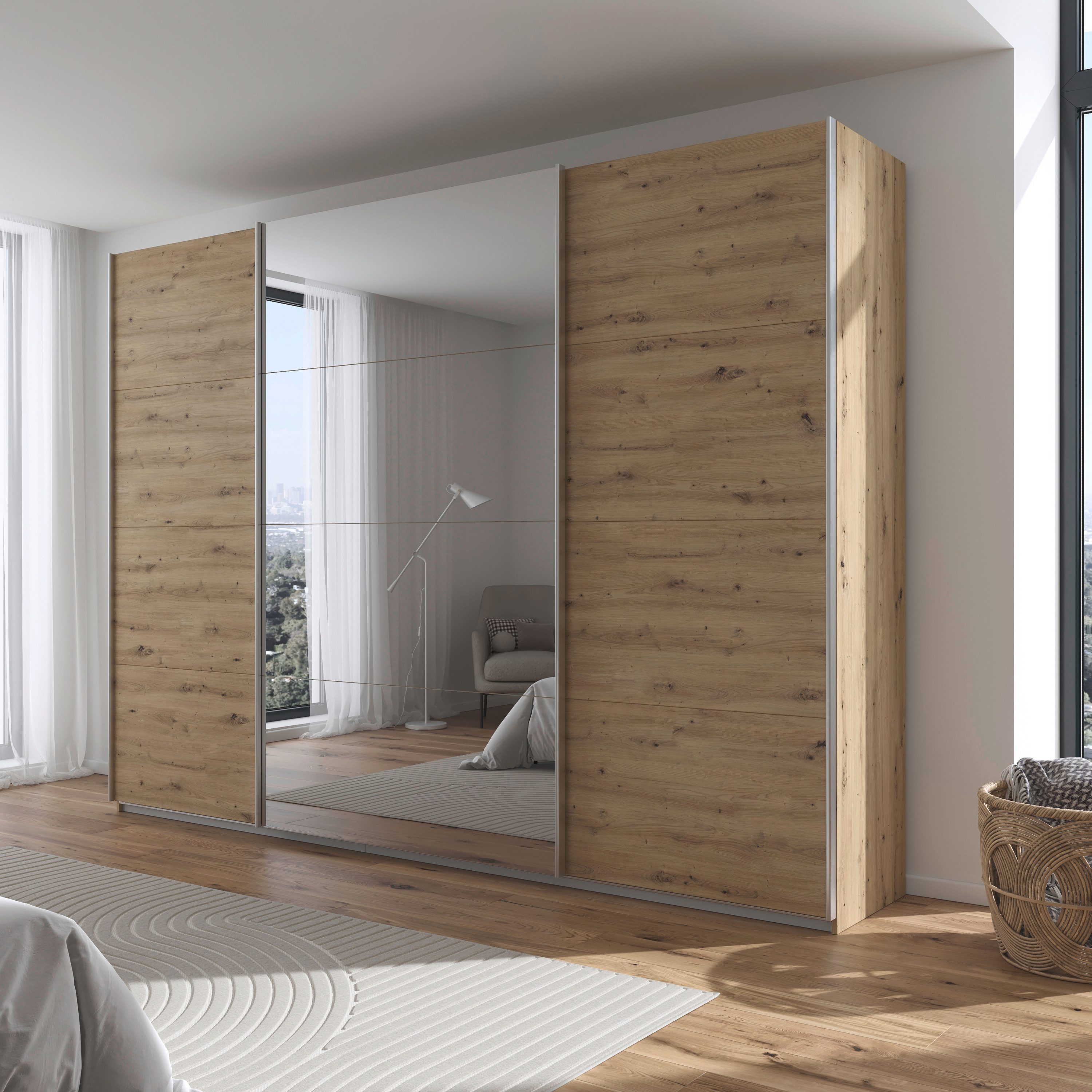 rauch Schuifdeurkast Kledingkast kast OTTO´S CHOICE garderobe AGORDO Top interieur, in 4 breedtes en 2 hoogtes MADE IN GERMANY
