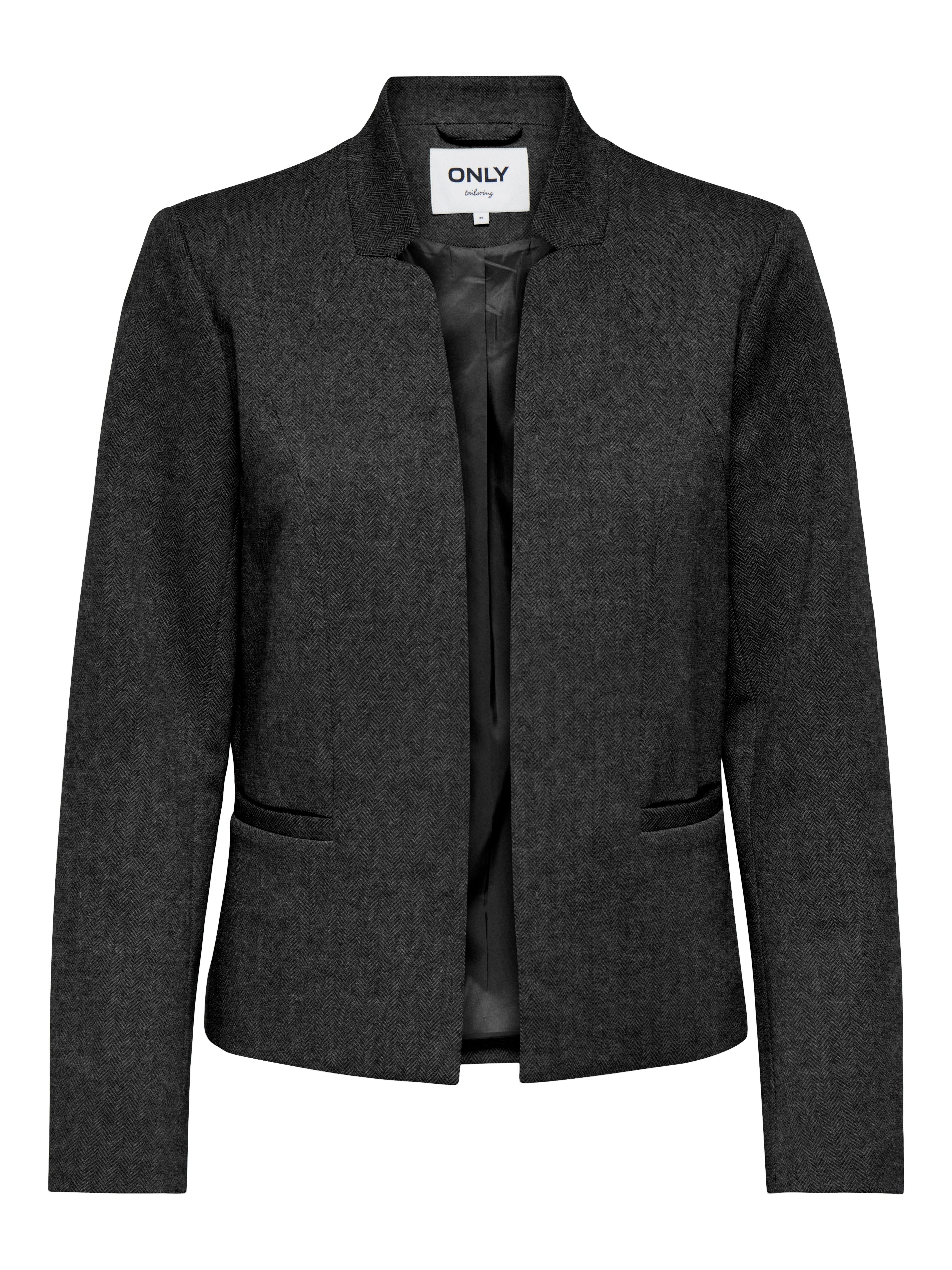 Only Korte blazer ONLADDY L/S HARRINGBONE BLAZER CC TLR