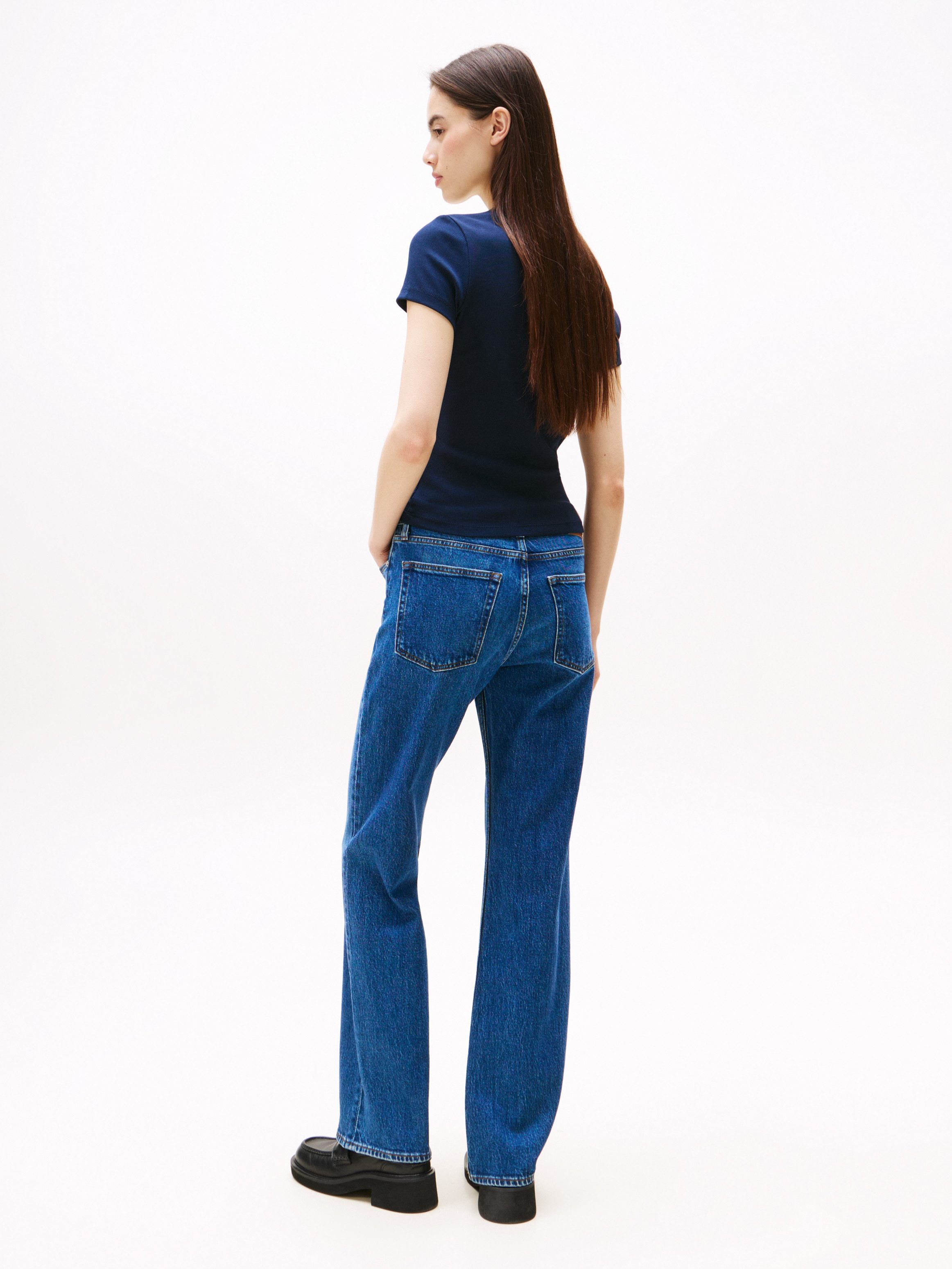 TOMMY JEANS T-shirt TJW SLIM BADGE RIB TEE