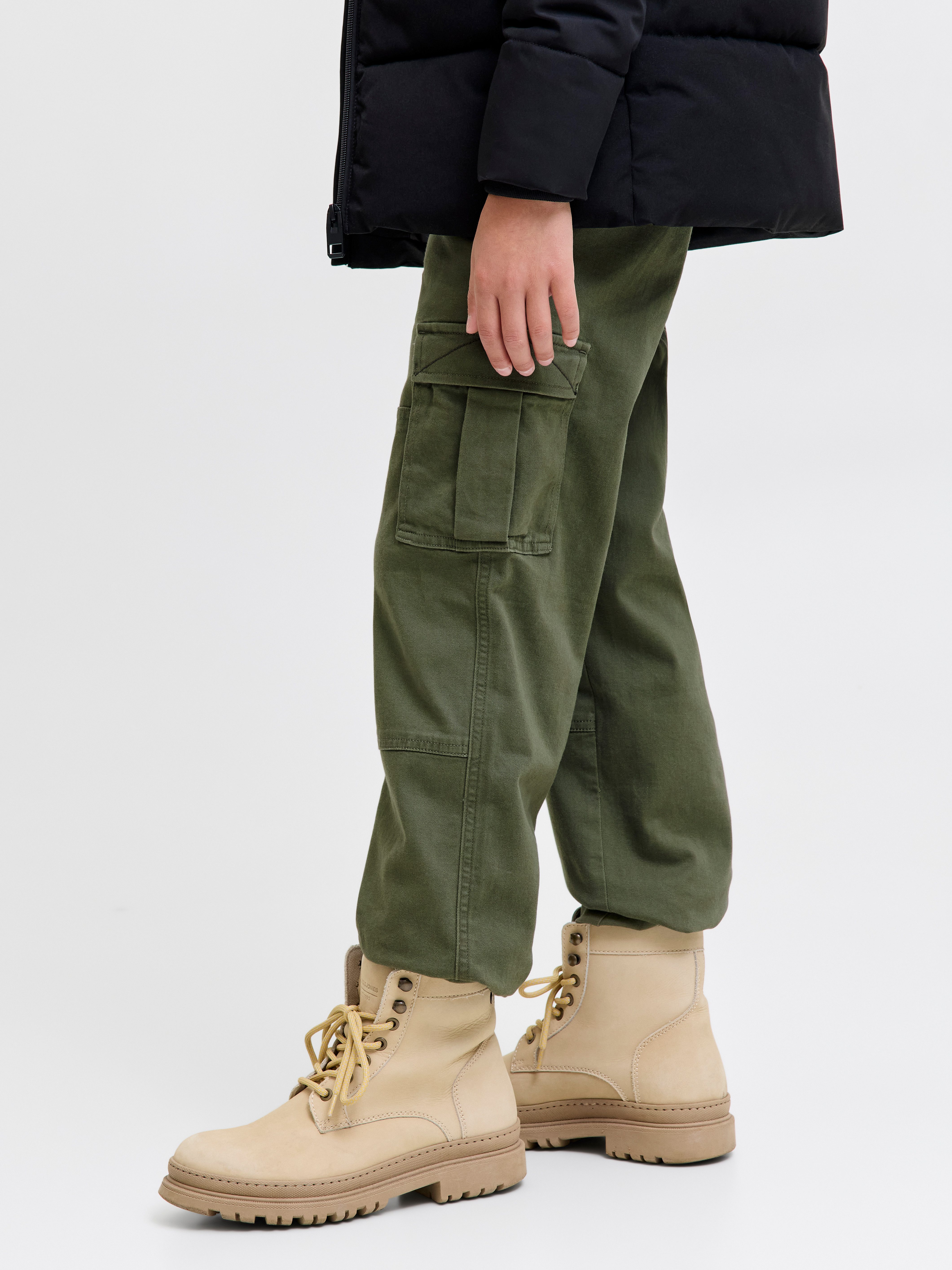 Jack & Jones Junior Cargobroek JPSTKANE JJJONNIE CUFFED CARGO JNR