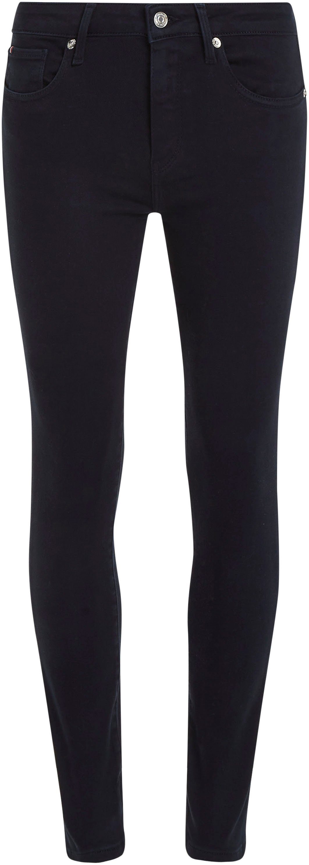 Tommy Hilfiger Skinny fit jeans TH FLEX COMO SKINNY RW GYA met tommy hilfiger logo-badge (TH FLEX COMO SKINNY RW)