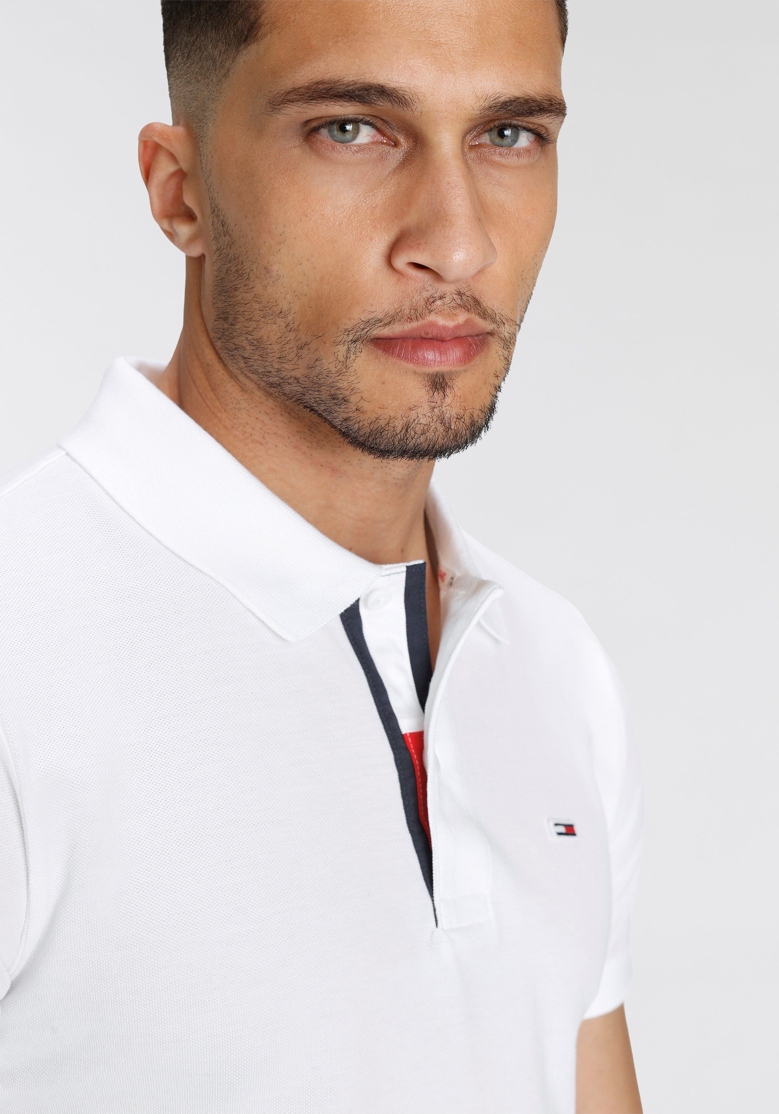 TOMMY JEANS Poloshirt TJM SLIM PLACKET POLO