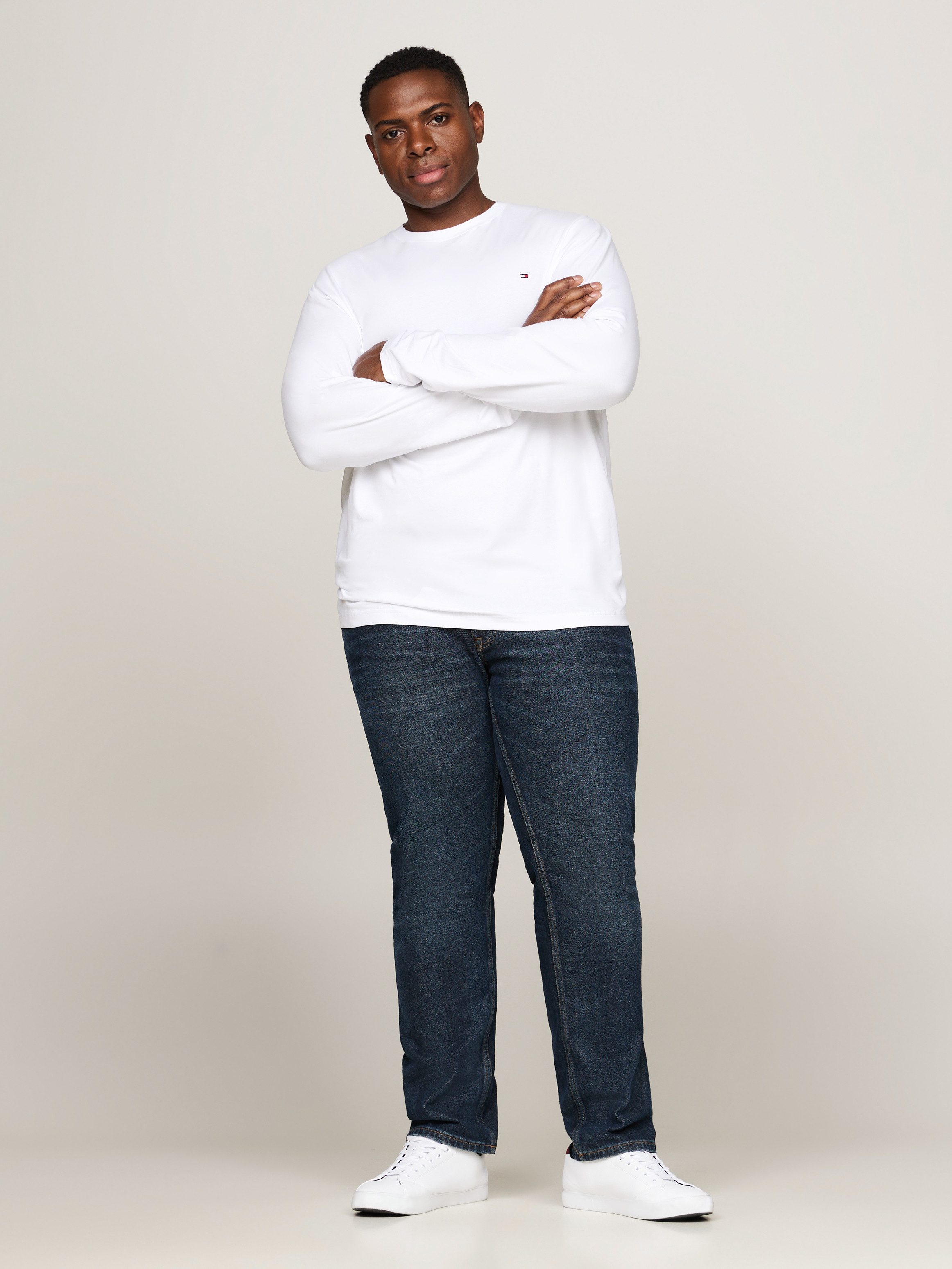 Tommy Hilfiger Shirt met lange mouwen BT-STRETCH SLIM FIT LS TEE-B