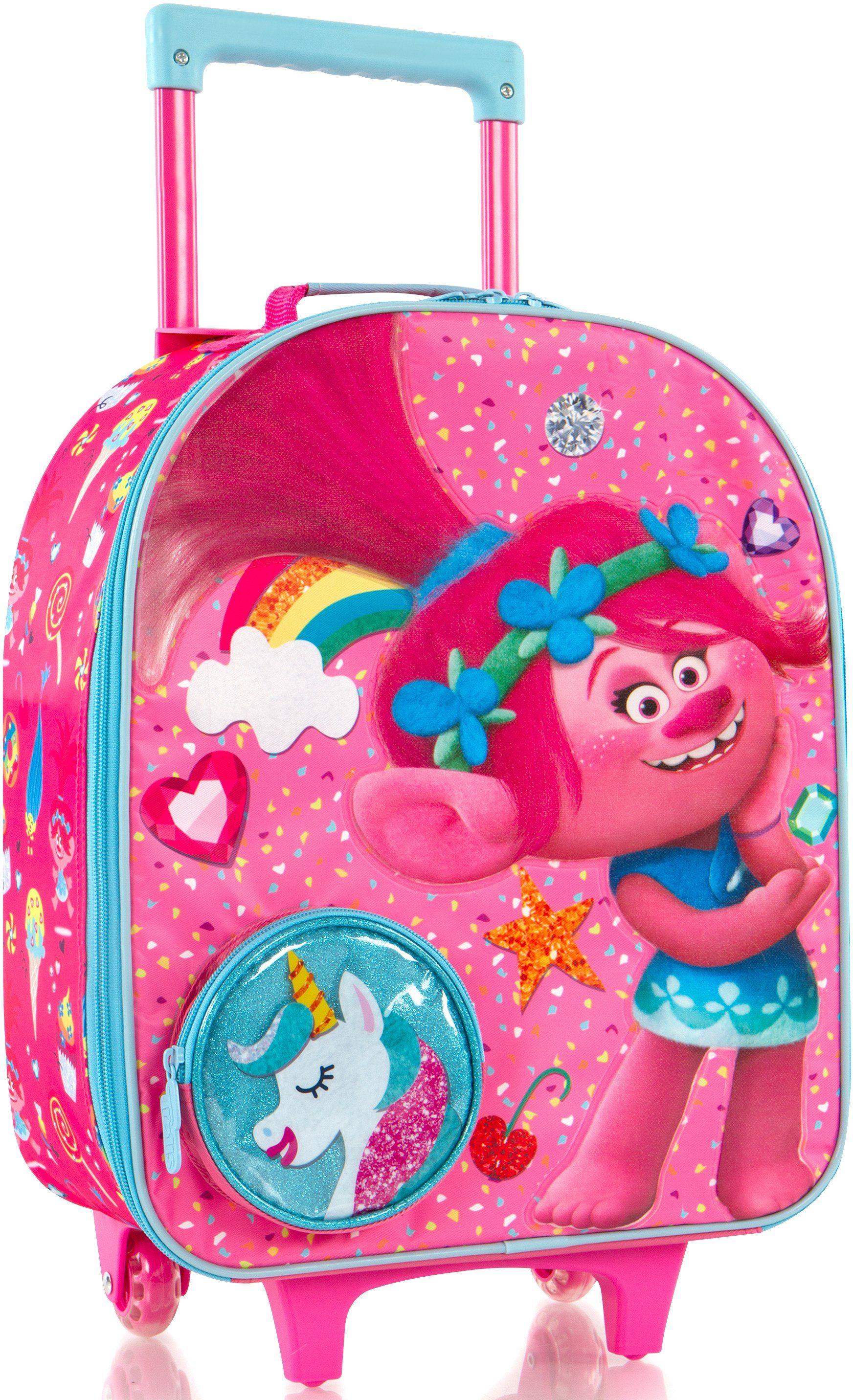 Heys Kinderkoffer Trolls, Rosa Heys x Joachim Llambi kindertrolley kinder reisbagage