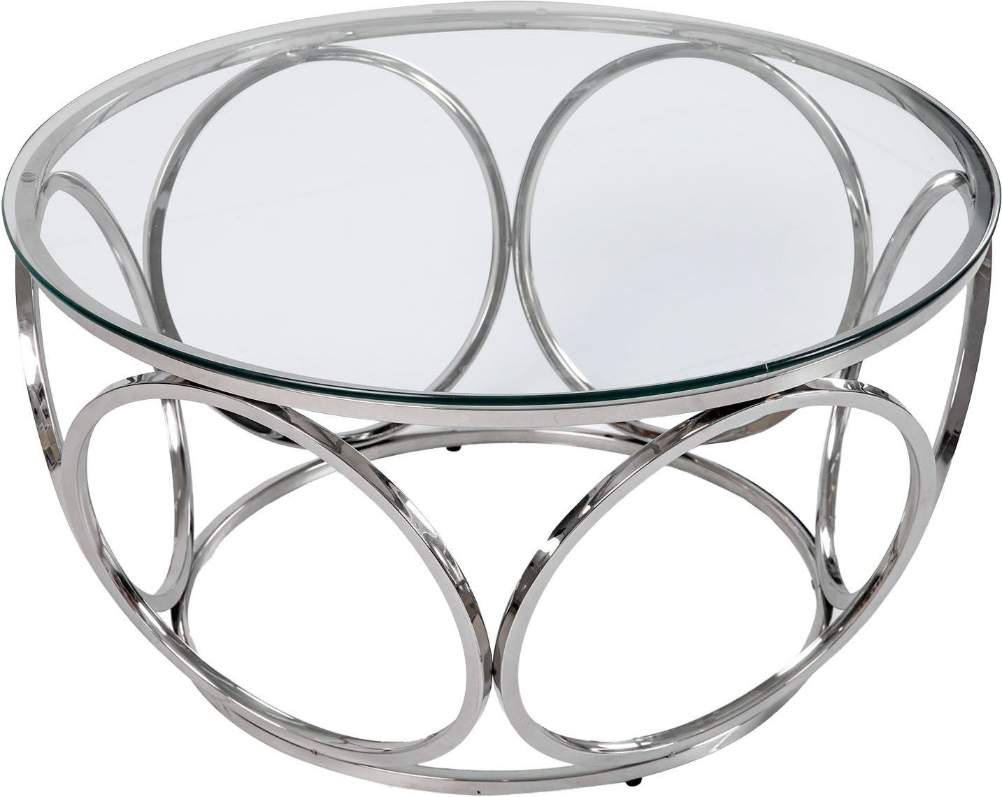 SalesFever Salontafel met designframe van roestvrij staal