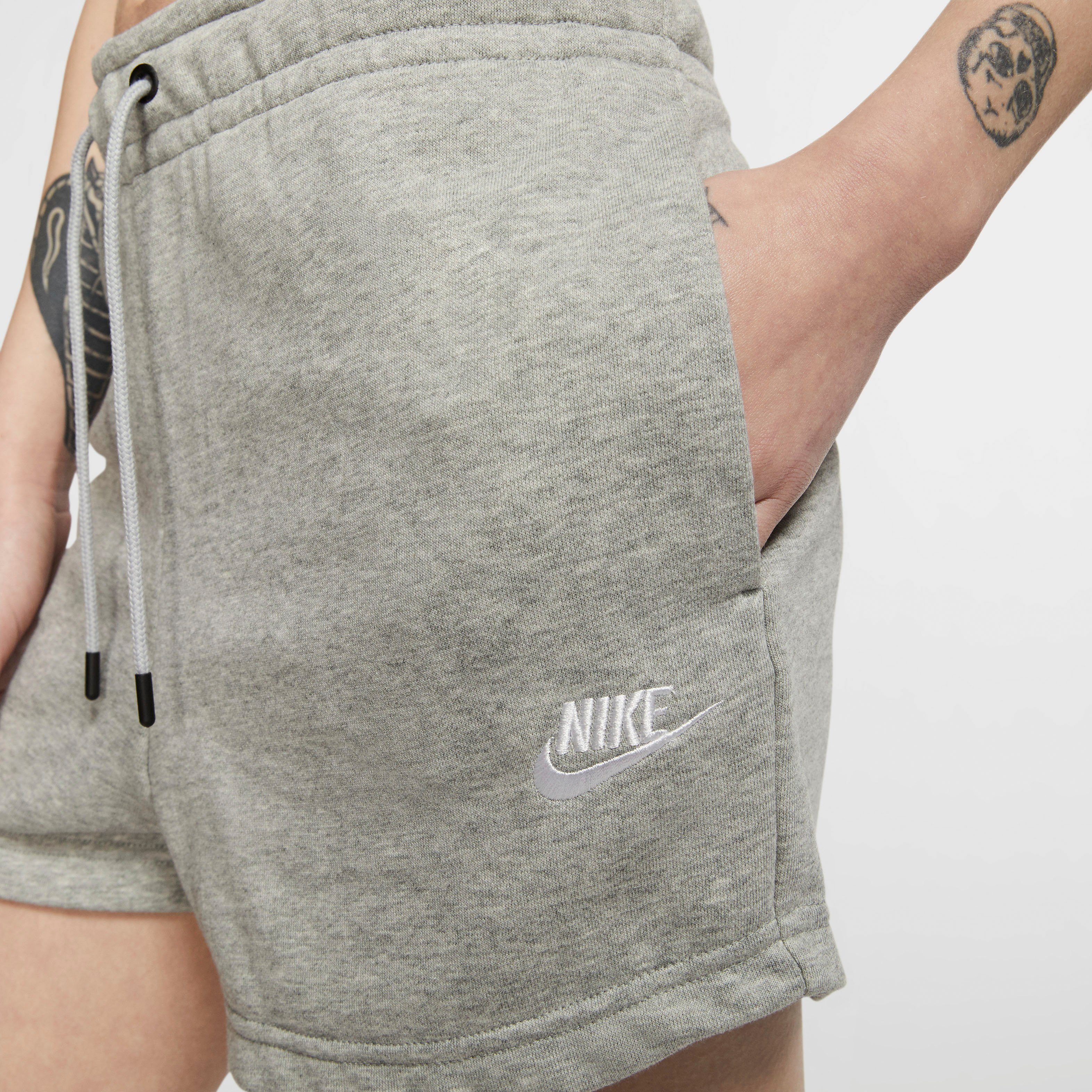 nike terry shorts womens