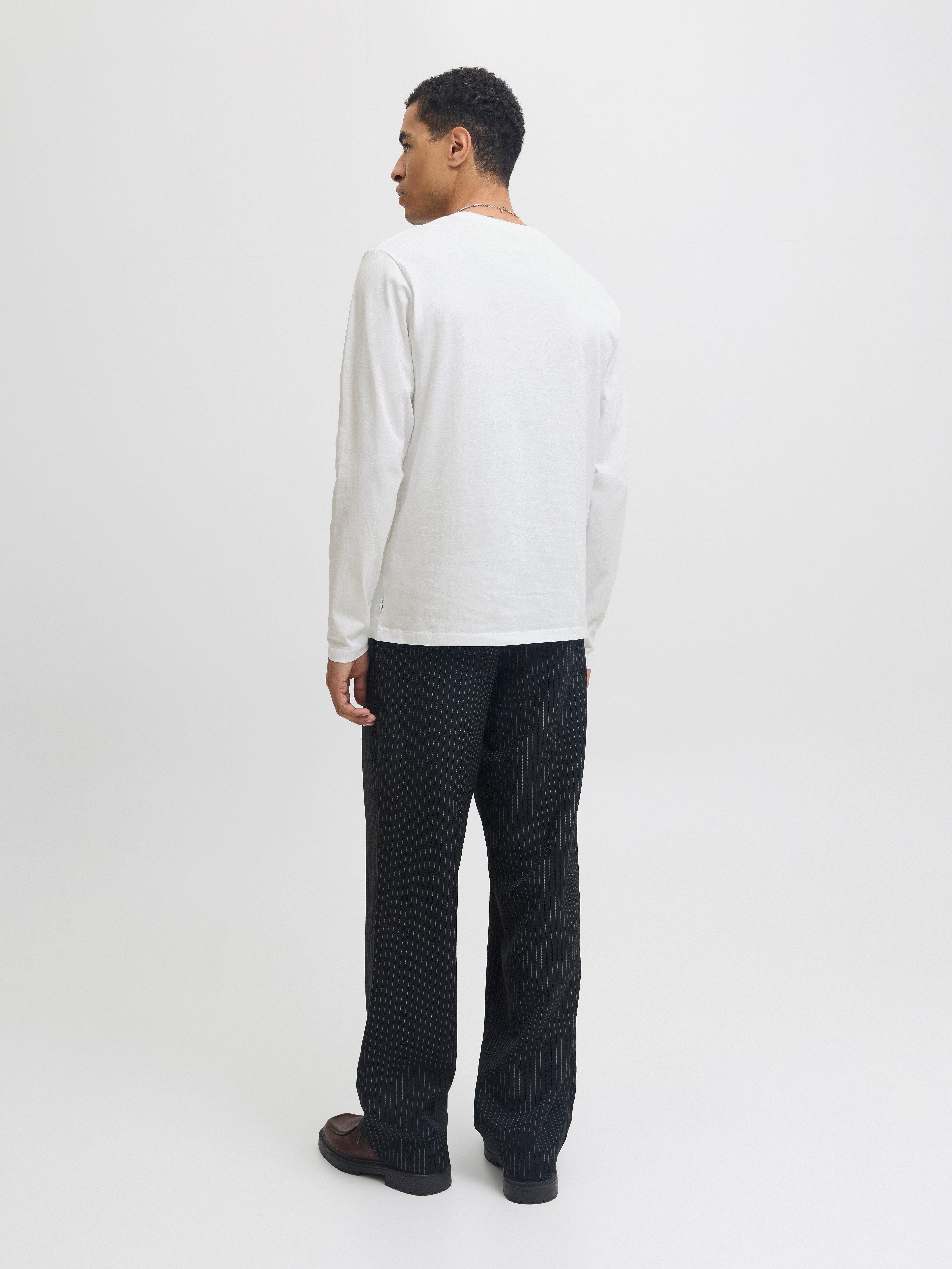 Jack & Jones Shirt met ronde hals JJEORGANIC BASIC TEE LS O-NECK NOOS
