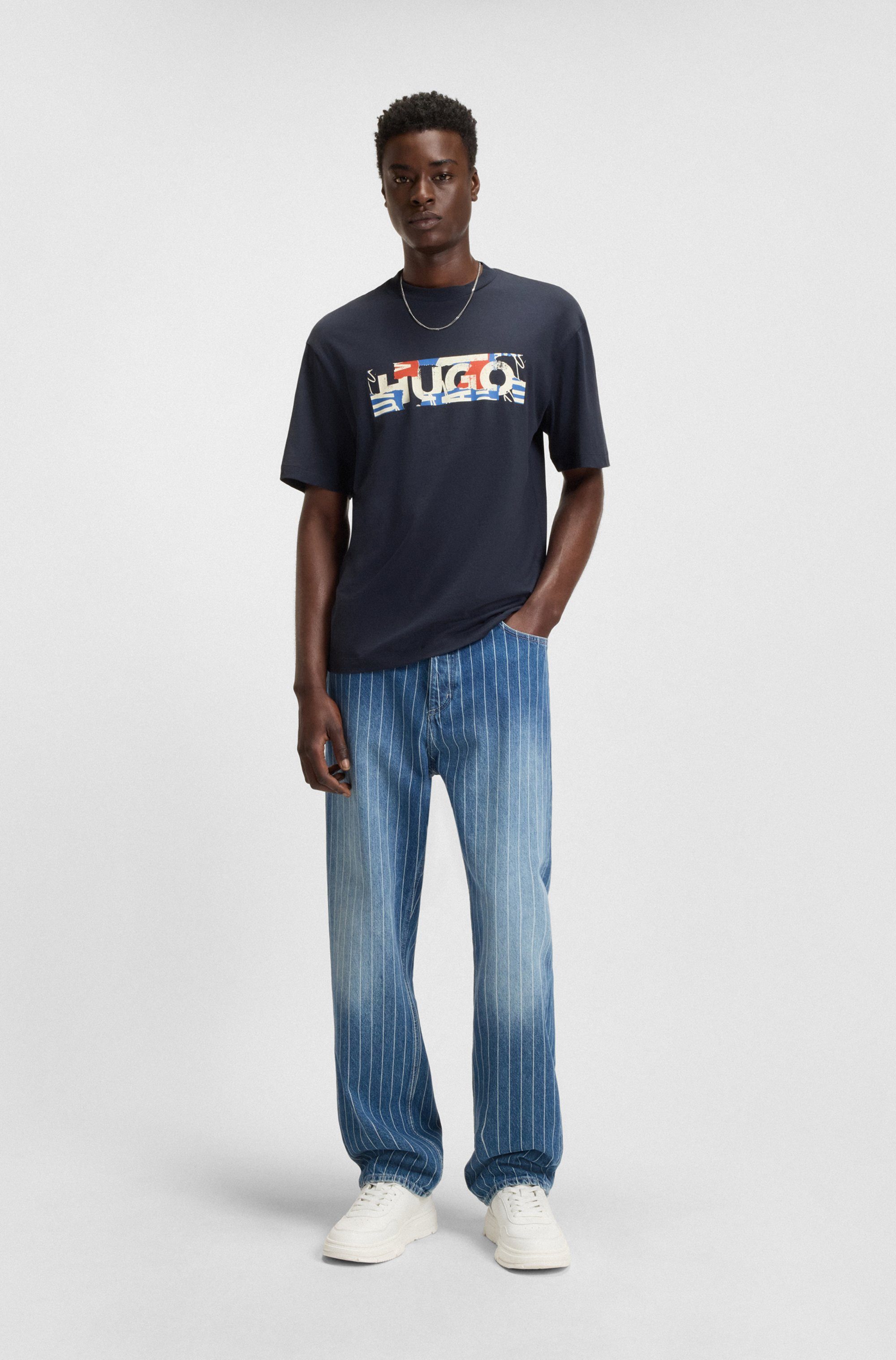 HUGO Blue T-shirt Nugix