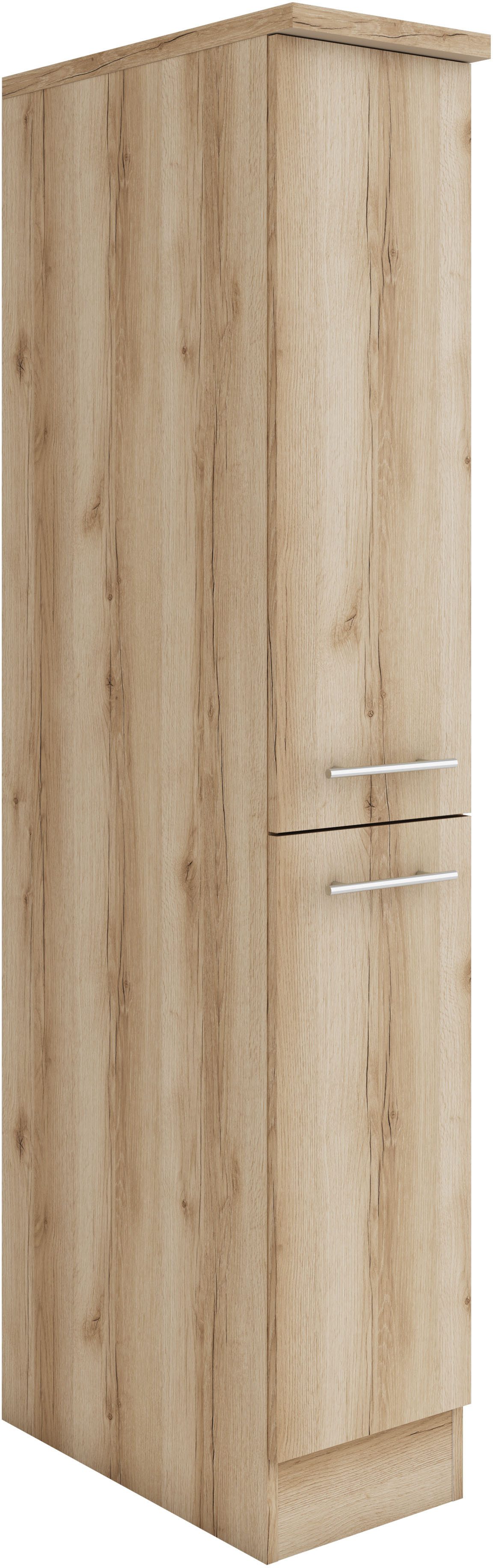 OPTIFIT Apothekerskast Bella Breedte 30 cm, hoogte 174,4 cm, 2 uittrekken opbergkasten beige