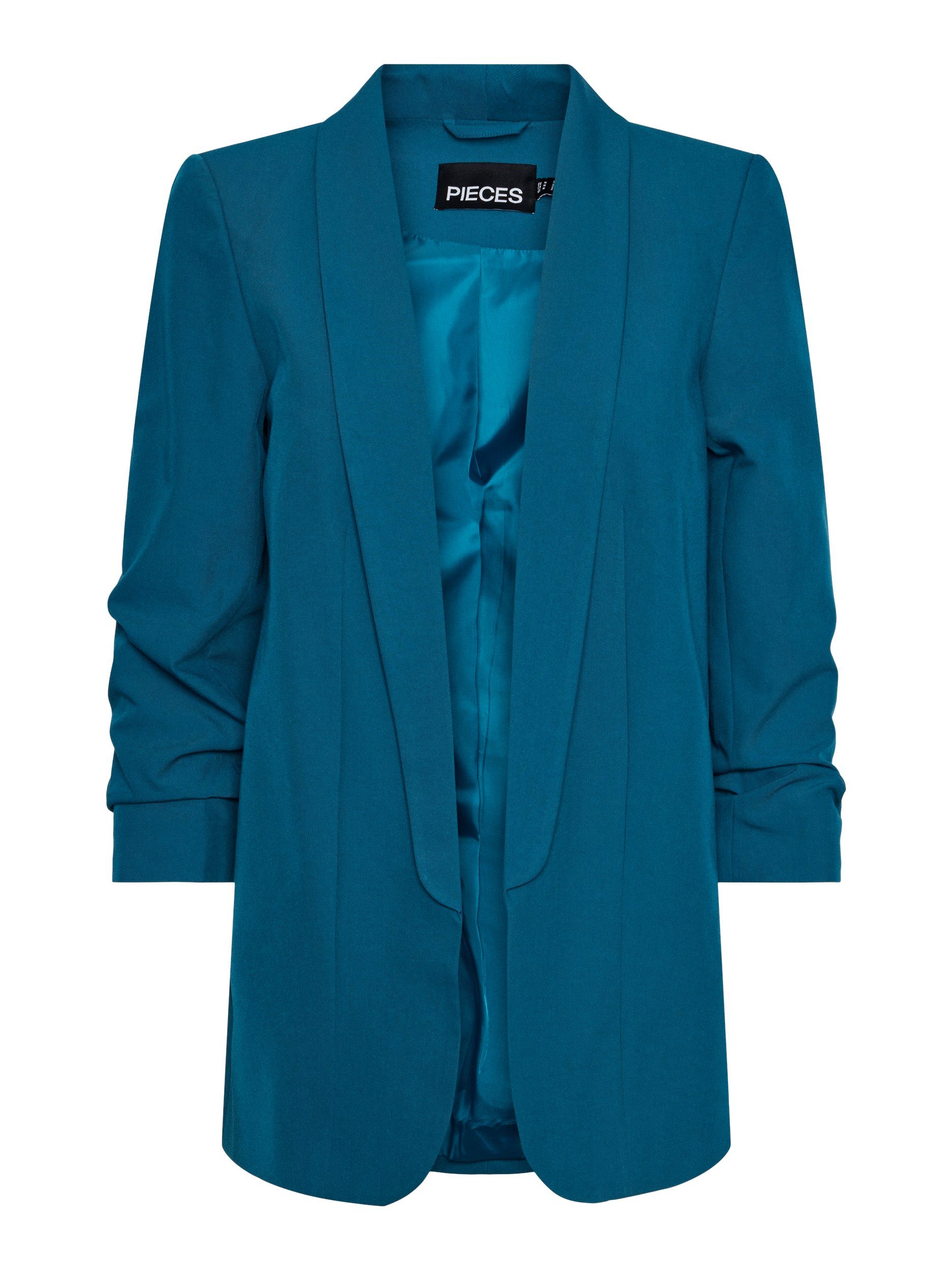pieces Blouseblazer PCBOSELLA 3/4 BLAZER NOOS met plooidetail op de mouw