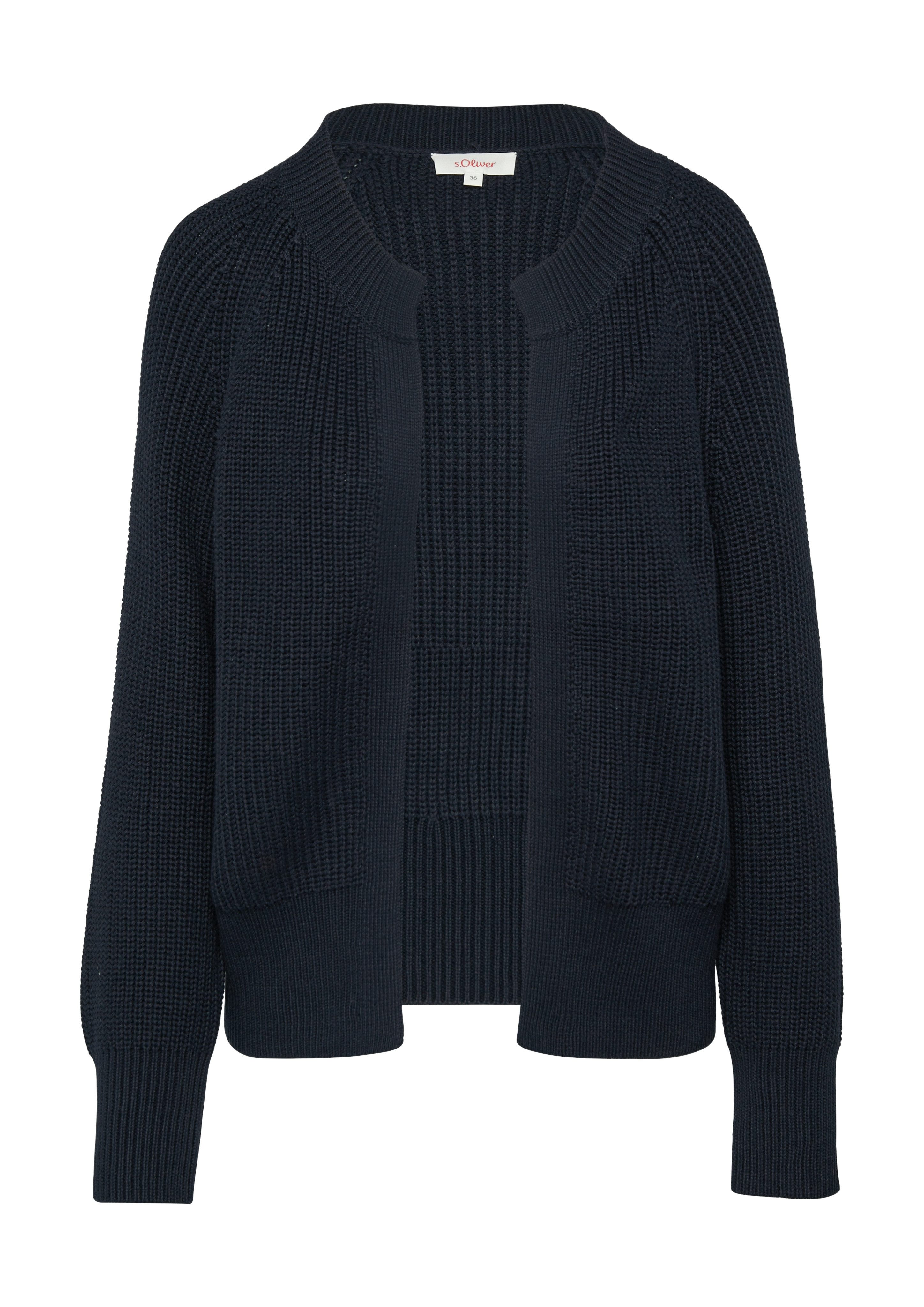 s.Oliver Vest met raglanmouwen