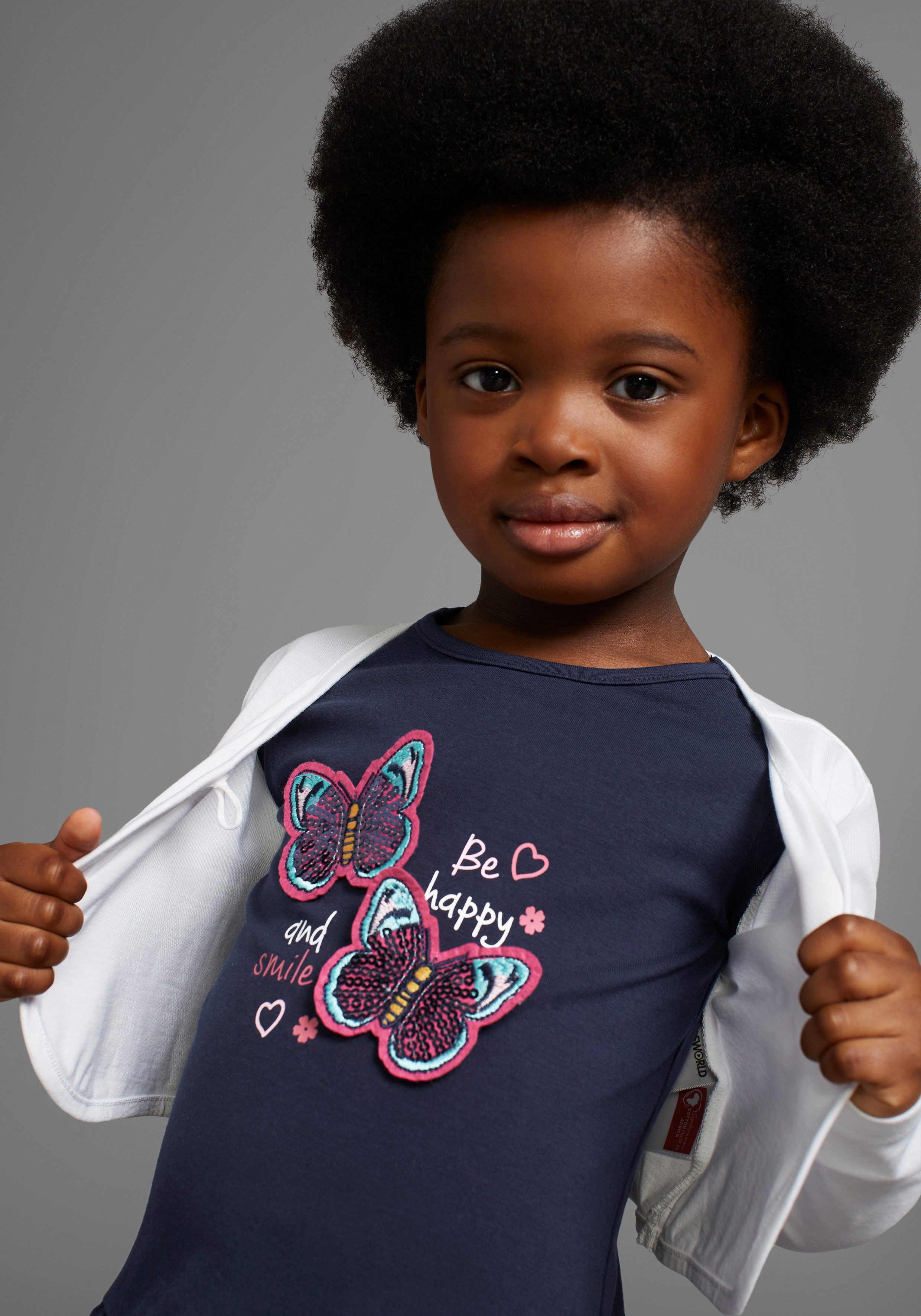 KIDSWORLD Bolero jurk & legging 2-delig set: jurk met bolero-jack (set 2-delig)