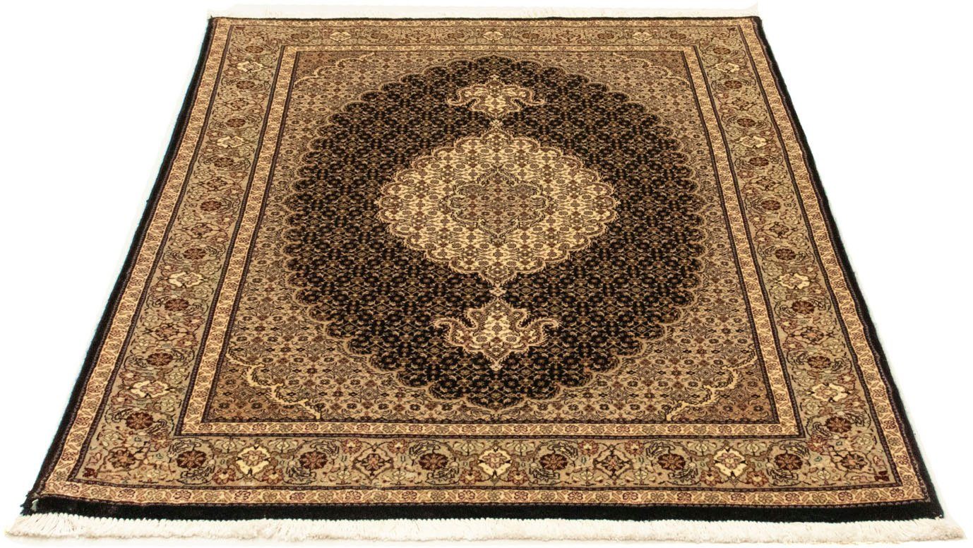 morgenland Vloerkleed Täbriz 50 Raj vloerkleed met de hand geknoopt donkerblauw handgeknoopt