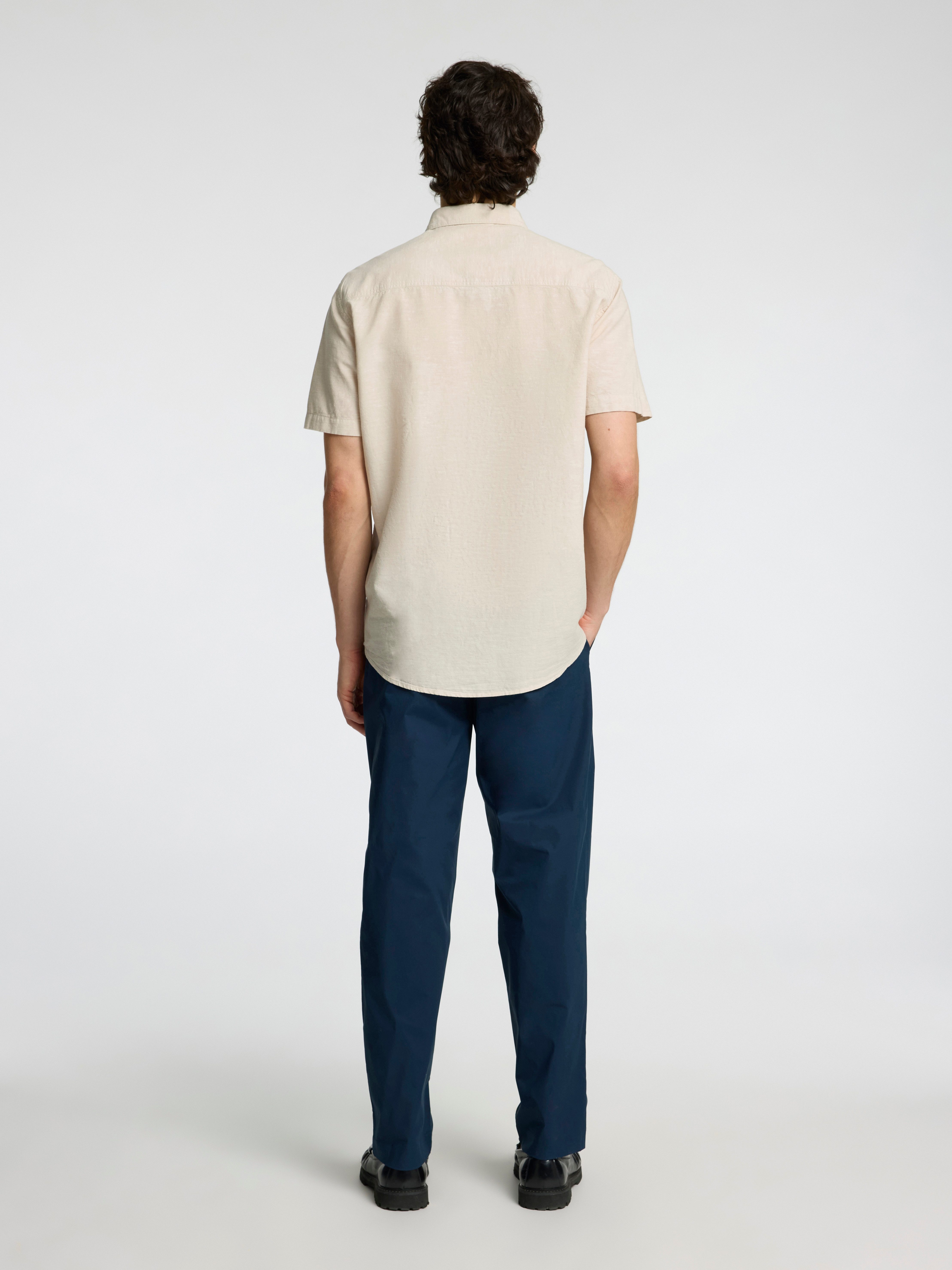 SELECTED HOMME Overhemd met korte mouwen SLHREG-SUN SHIRT SS NOOS