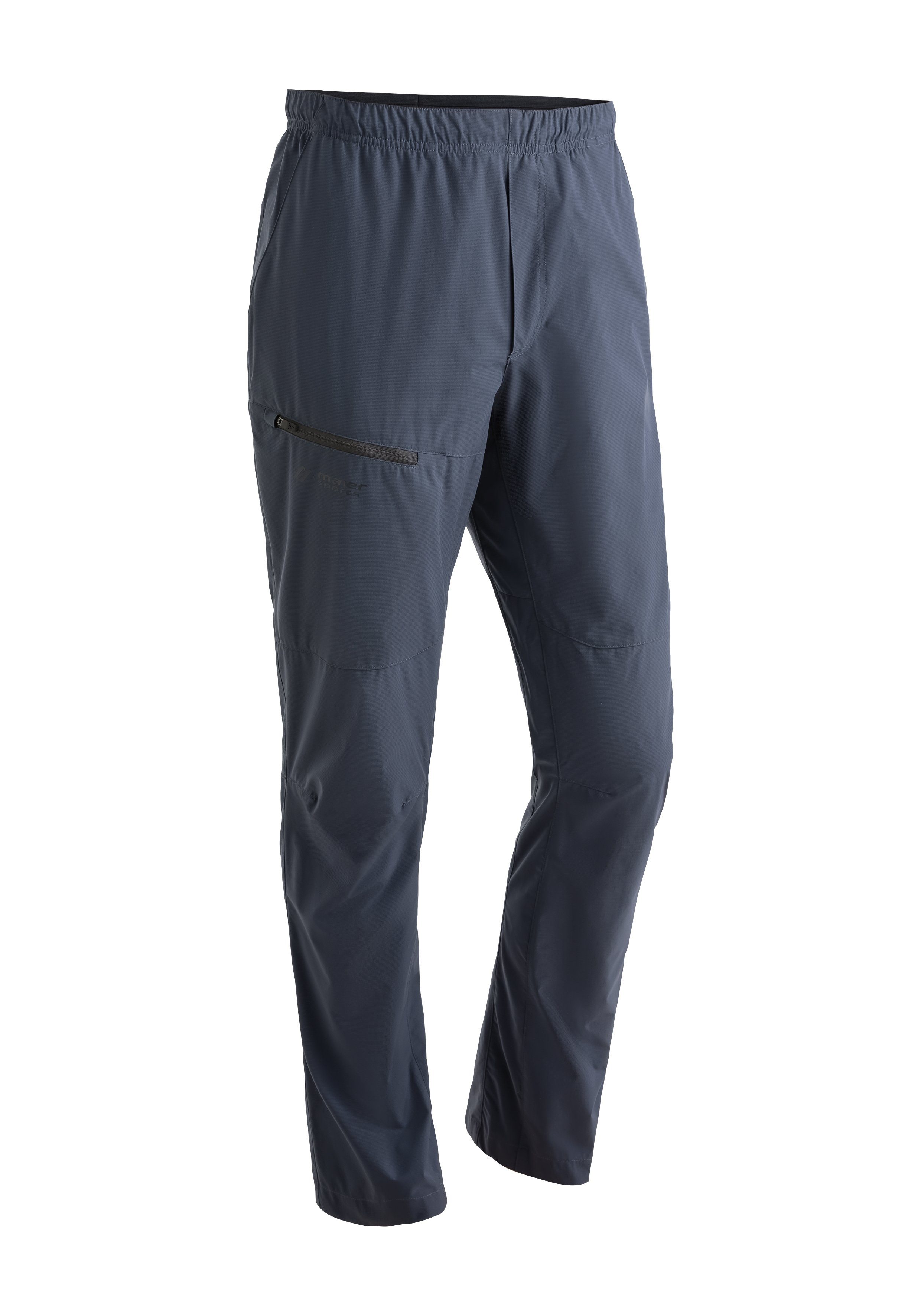 Maier Sports Functionele broek Fortunit M Heren wandelbroek, lichte ademende outdoorbroek, trekkingbroek heren broeken maat 48 grijs