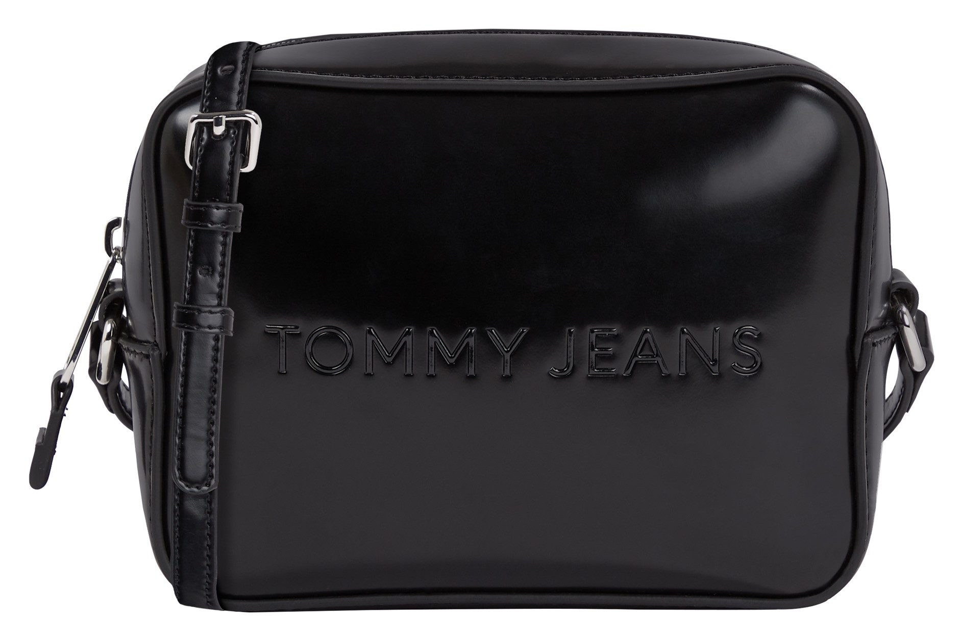 Tommy Hilfiger Zwarte Camera Tas Seizoensstijlvol Black Dames