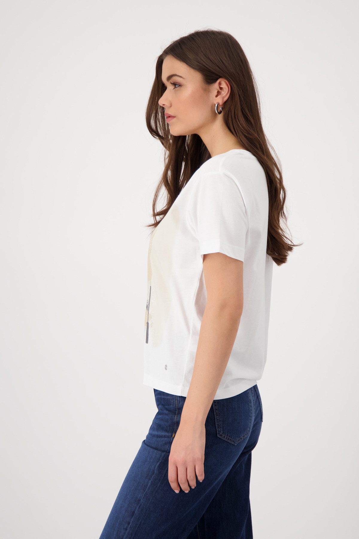 Monari Shirt met ronde hals Met een ronde hals