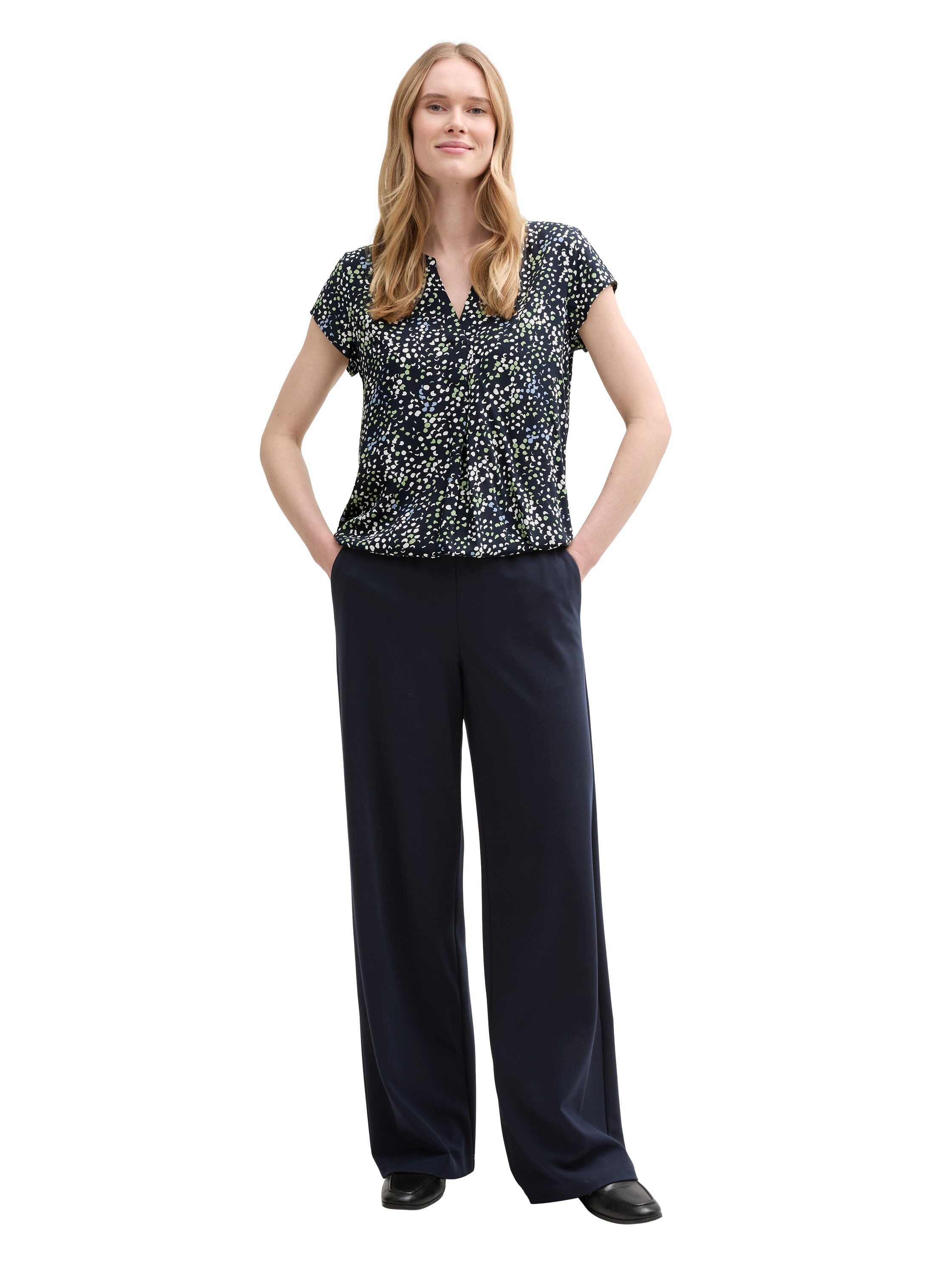 Tom Tailor Blouse met korte mouwen met grafisch patroon