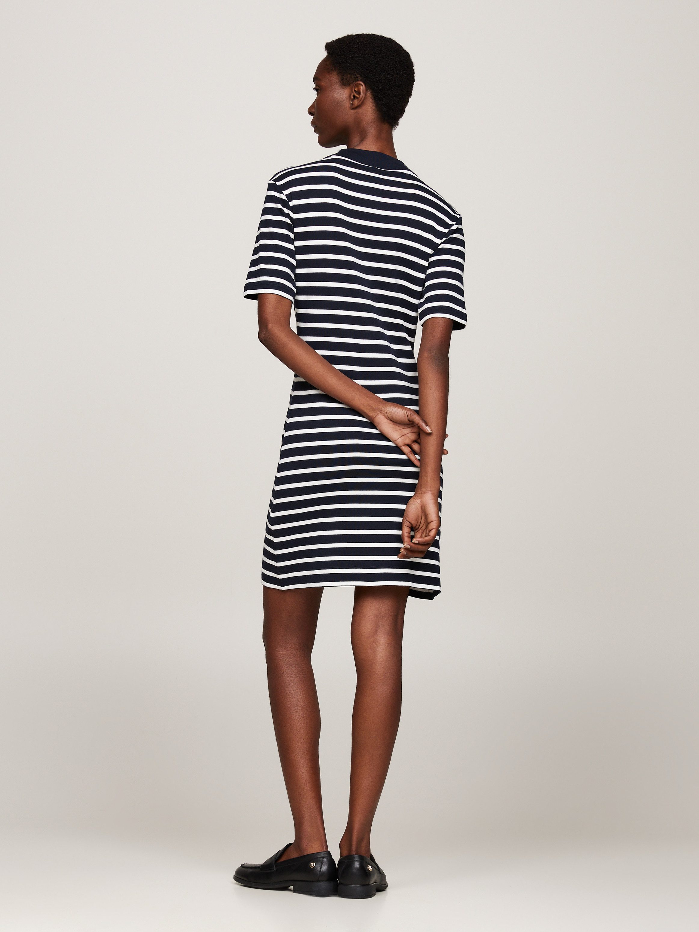 Tommy Hilfiger Shirtjurk SLIM CODY MOCK-NK DRESS