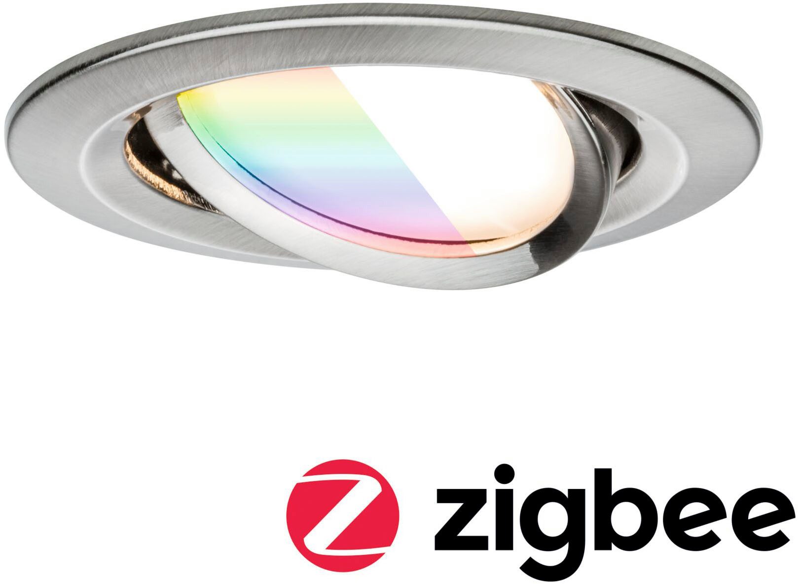 Paulmann Ledinbouwlamp LED inbouwlamp Nova Coin rond 84mm 50° Geheugenfunctie, kleurwisselaar, kleurregeling, dimmer, smart home (1 stuk)