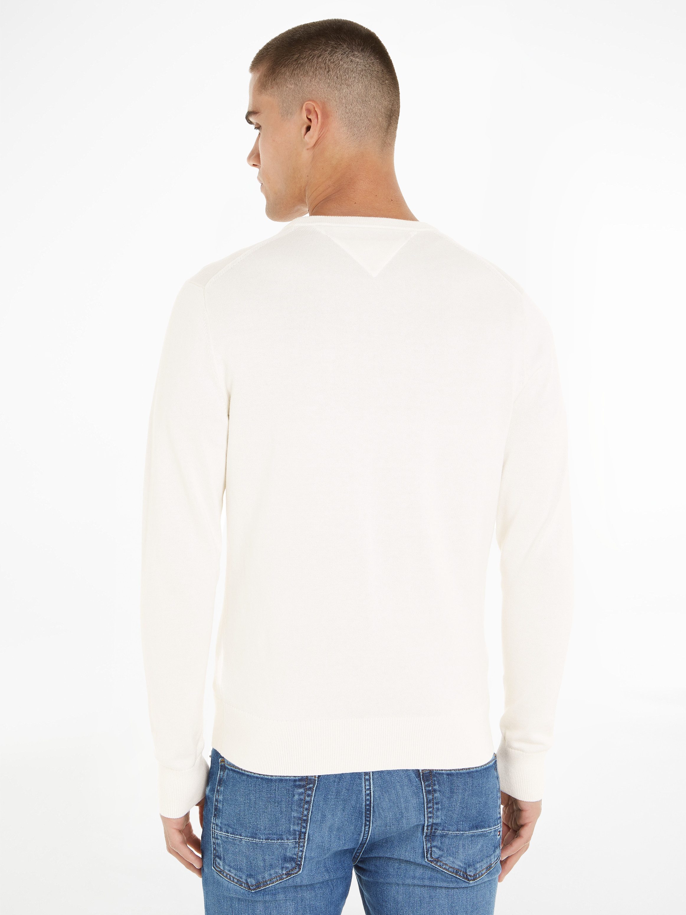 Tommy Hilfiger Gebreide trui ESSENTIAL COTTON V NECK
