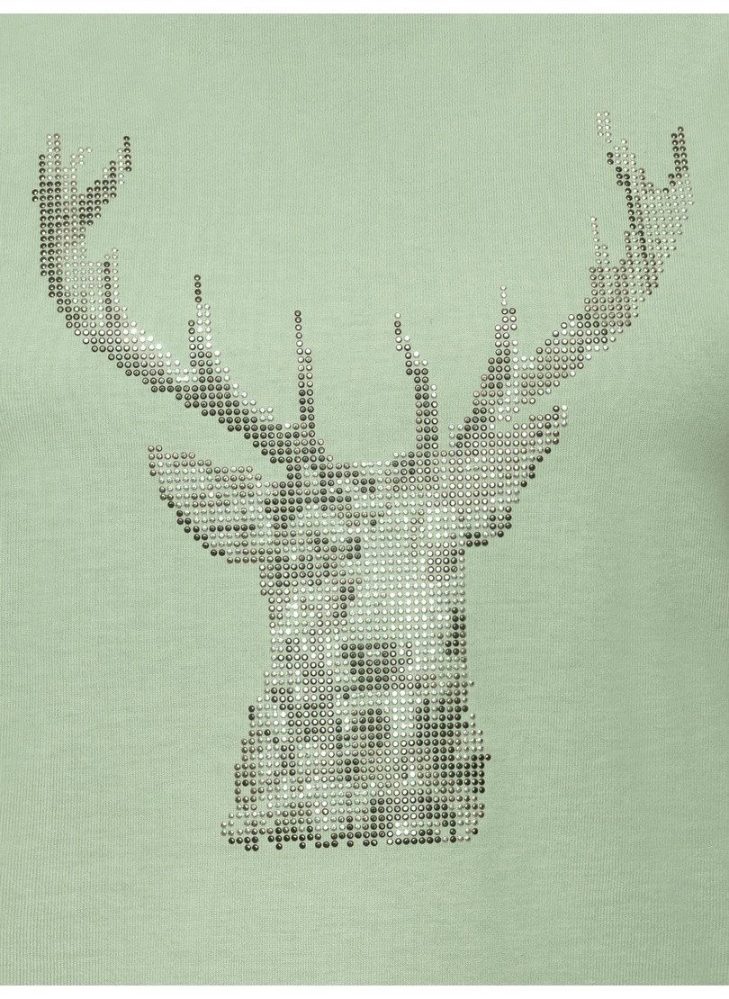 Trigema T-shirt TRIGEMA T-shirt glitteredelhert (1-delig)