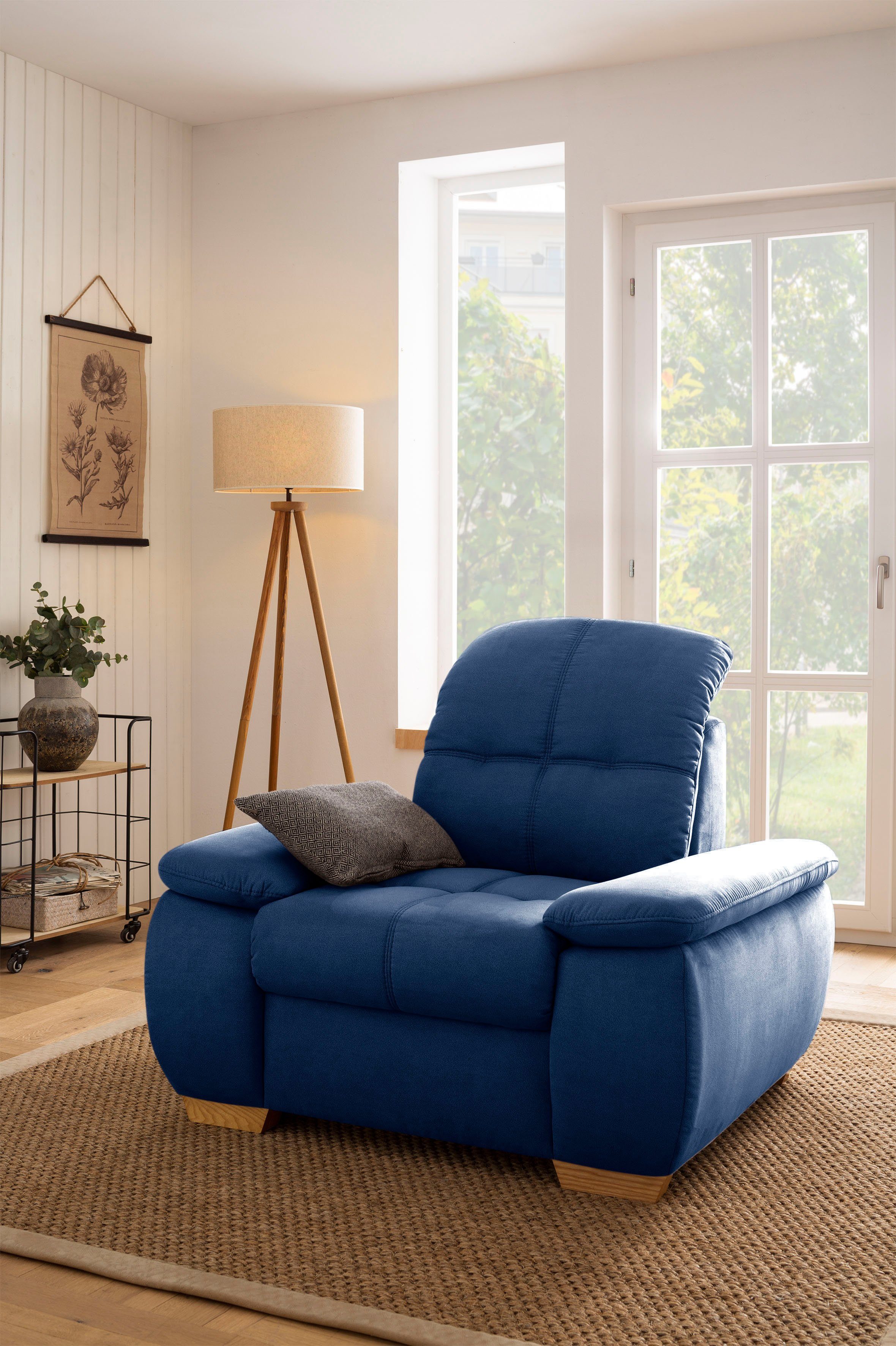 Home affaire Fauteuil Lotus home naar keuze met verstelbare hoofdsteun en aqua clean-bekleding voor het gemakkelijk reinigen met water