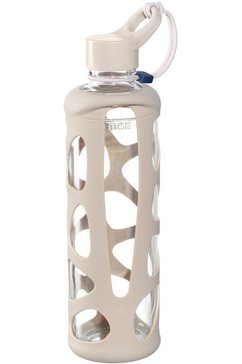 leonardo drinkfles to go fles ii in giro glas-silicone, 750 ml beige