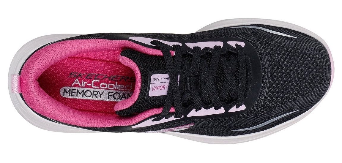 Skechers Sneakers VAPOR FOAM-SMOOTH RIDE , trainingsschoen, veterschoen in vegan uitvoering