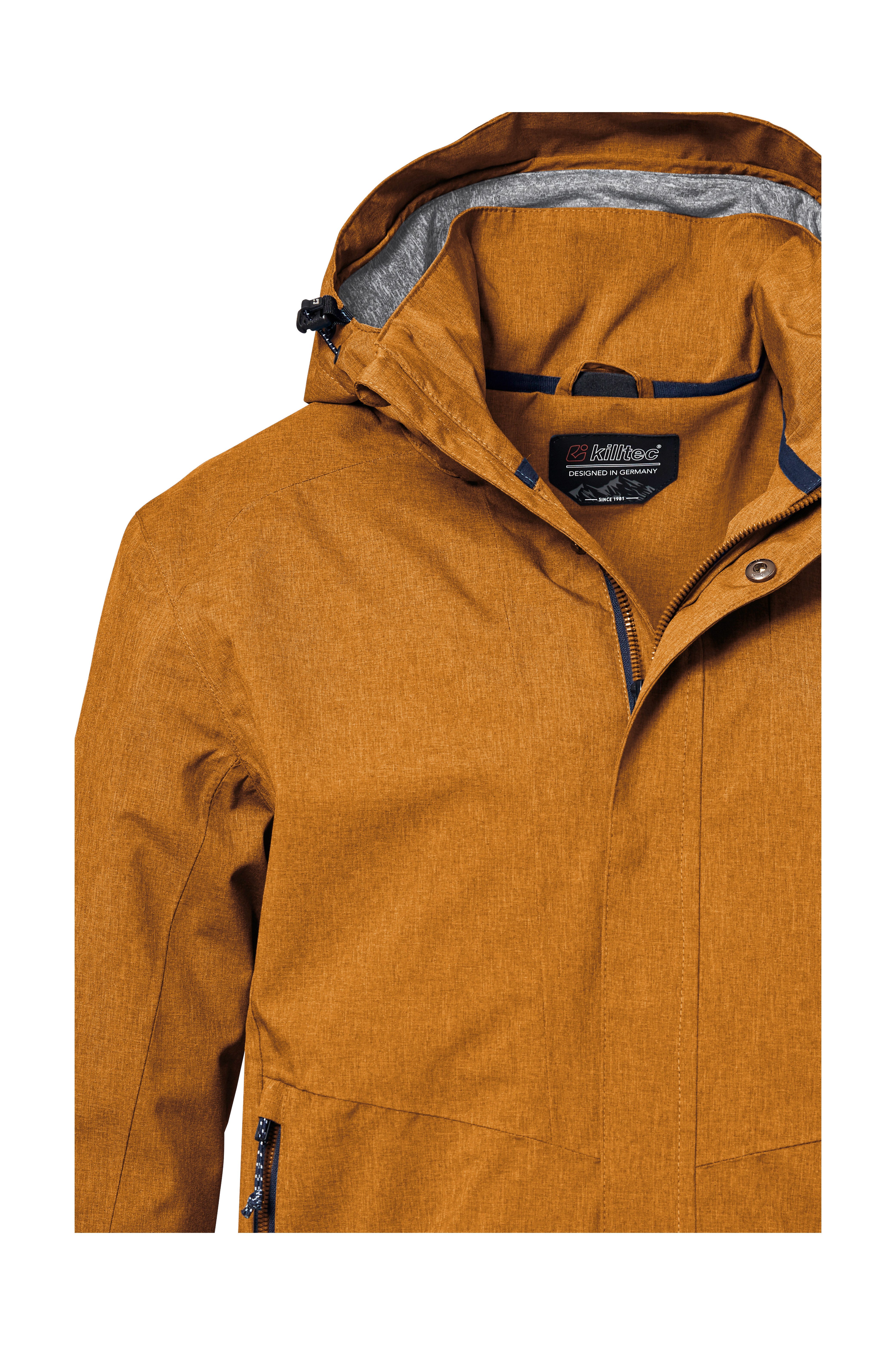 Killtec Outdoorjack KOS 53 MN JCKT Functionele jas: Wind- en waterdicht, ademend, afneembare capuchon