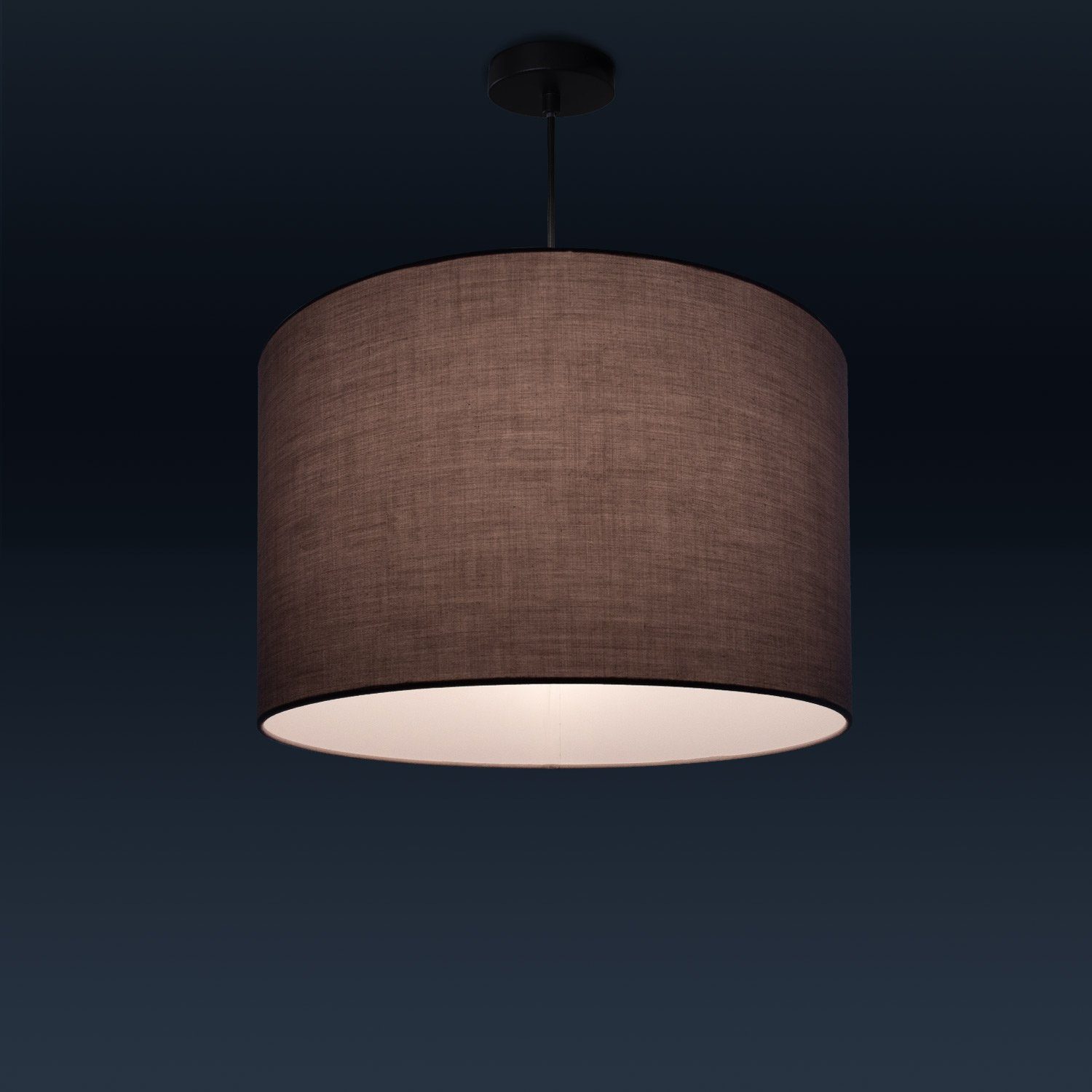 Paco Home Hanglamp Hugo uni Color Plafondlamp LED woonkamer en slaapkamer, effen kleuren, decoratie E27