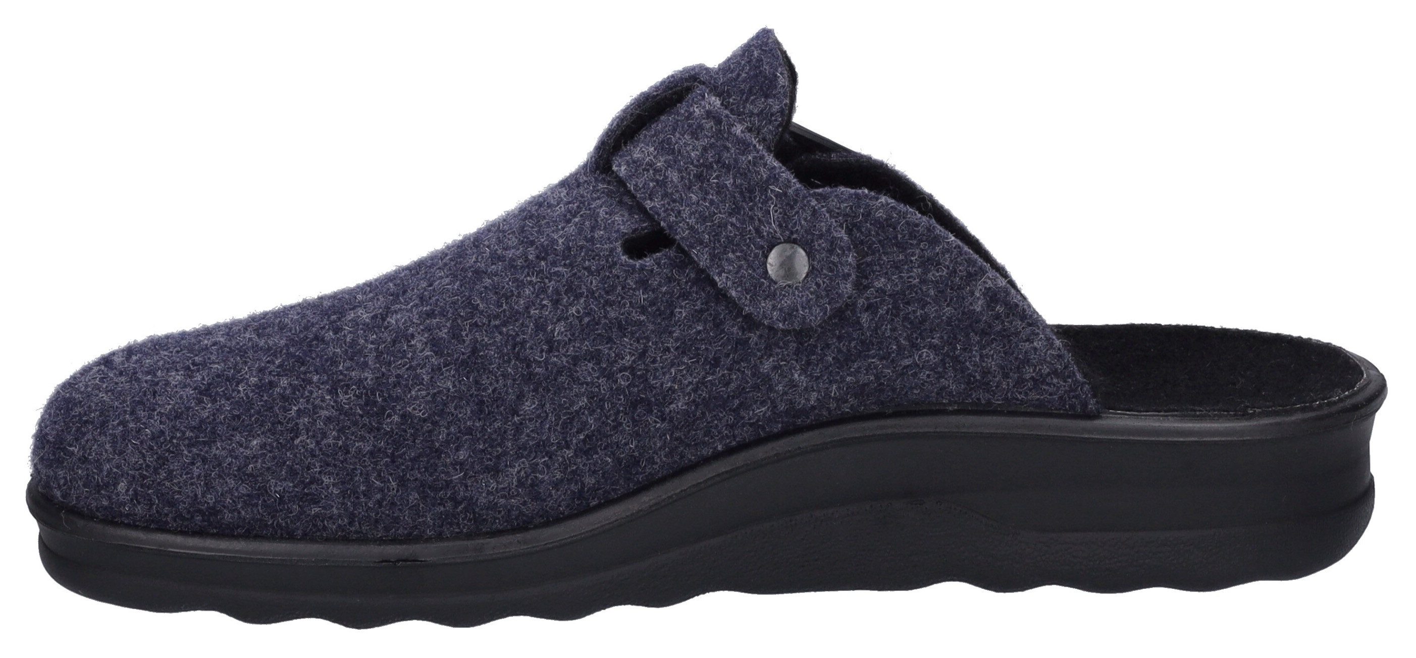 Josef Seibel Pantoffels Metz 240 Pantoffel, clog, vilten schoen in comfortwijdte H (zeer breed)