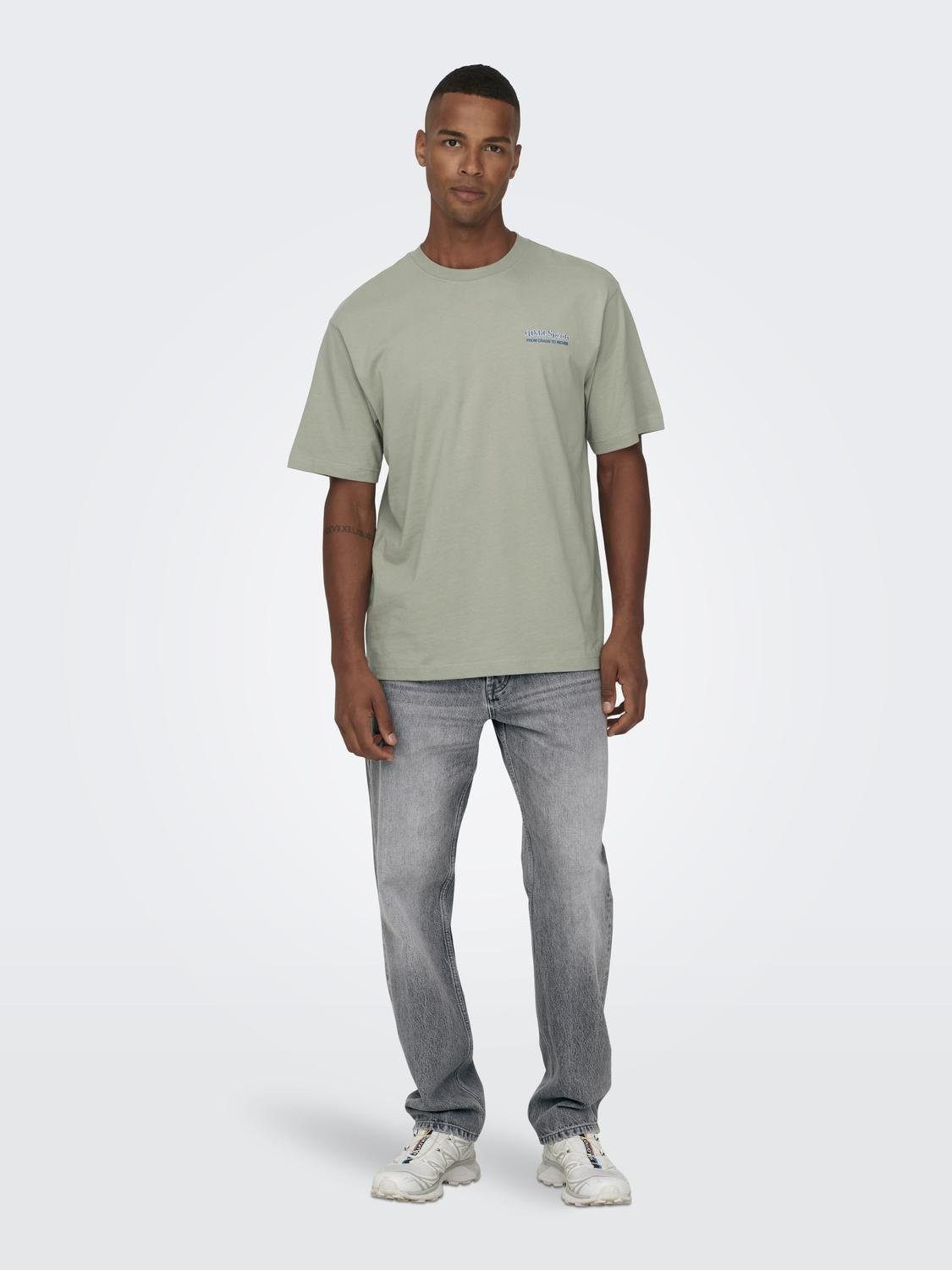 ONLY & SONS Regular fit jeans ONSEDGE STRAIGHT BROMO 0017 DOT DNM NOOS