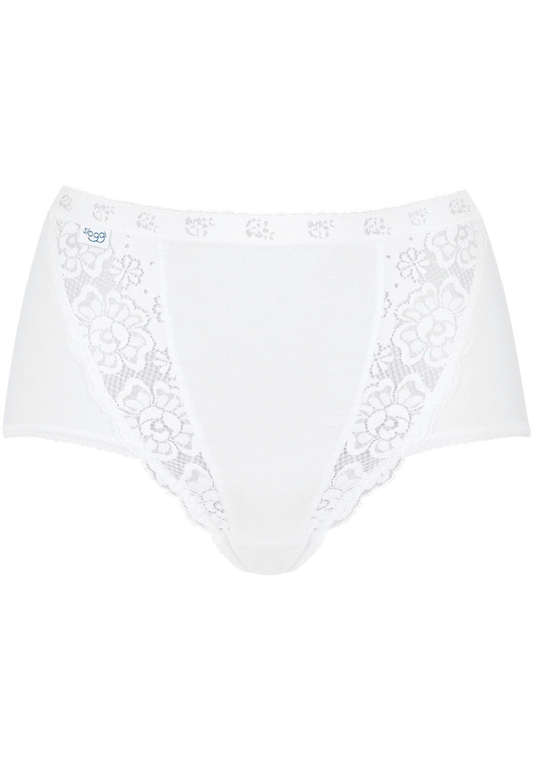 Sloggi Slip Chic Maxi 4P met elastische kanten-inzetten (4 stuks, Set van 4)