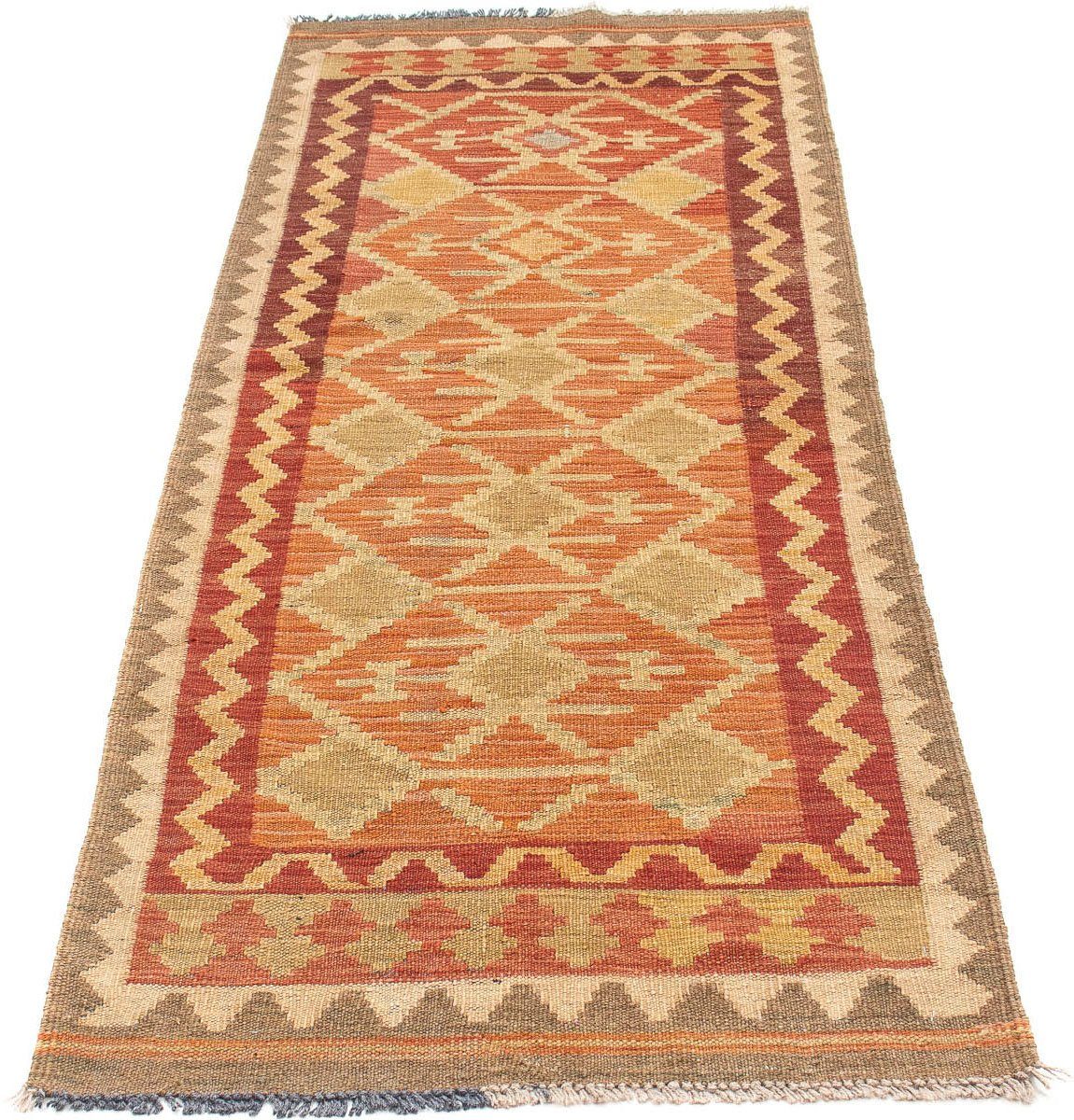 morgenland Loper Kelim Maimene Nomadisch 206 x 66 cm Omkeerbaar tapijt