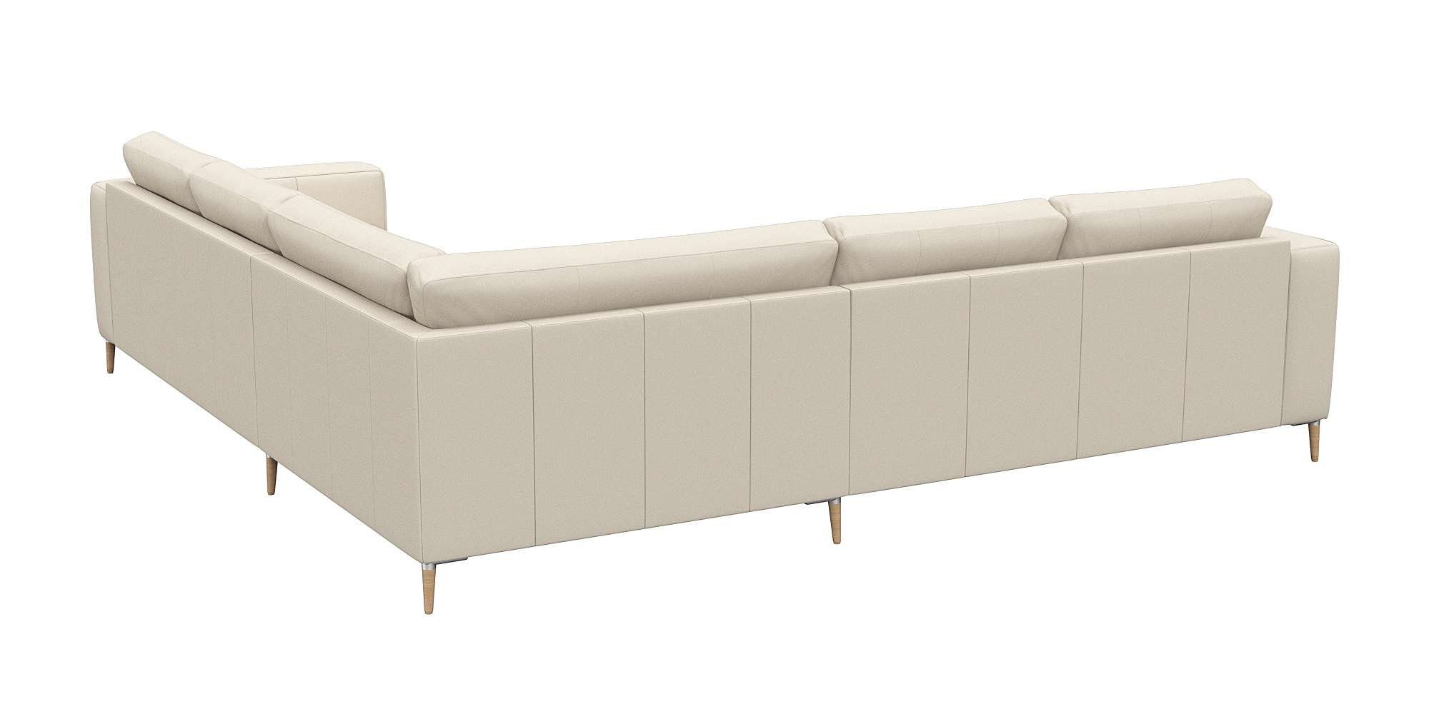 FLEXLUX Hoekbank Fiore, gelijkbenig, super zitcomfort door koudschuim in de zitting