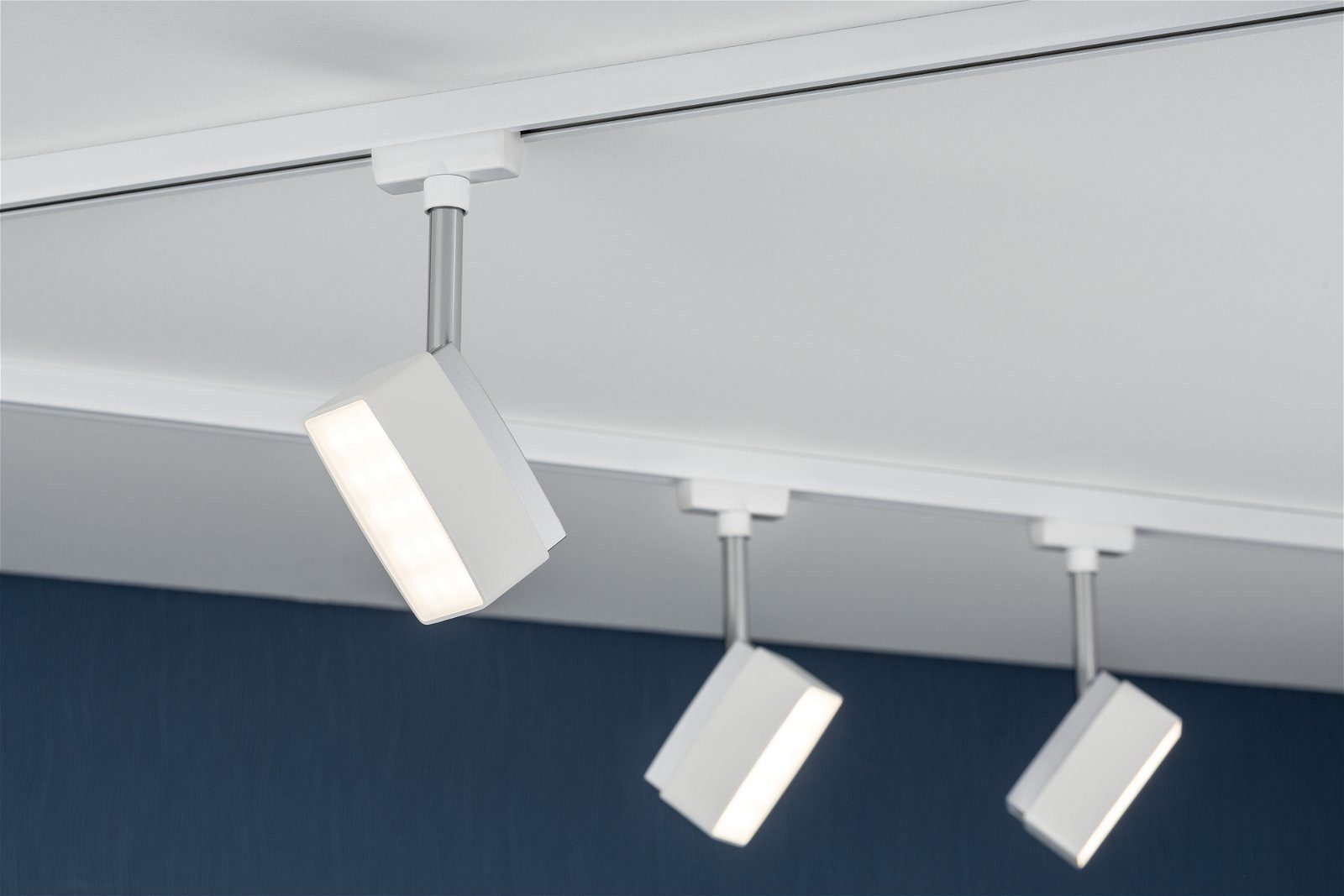 Paulmann Railsysteem-lampen URail rails spot pedaal enkelspot 395lm 5W 2700K 230V chroom mat
