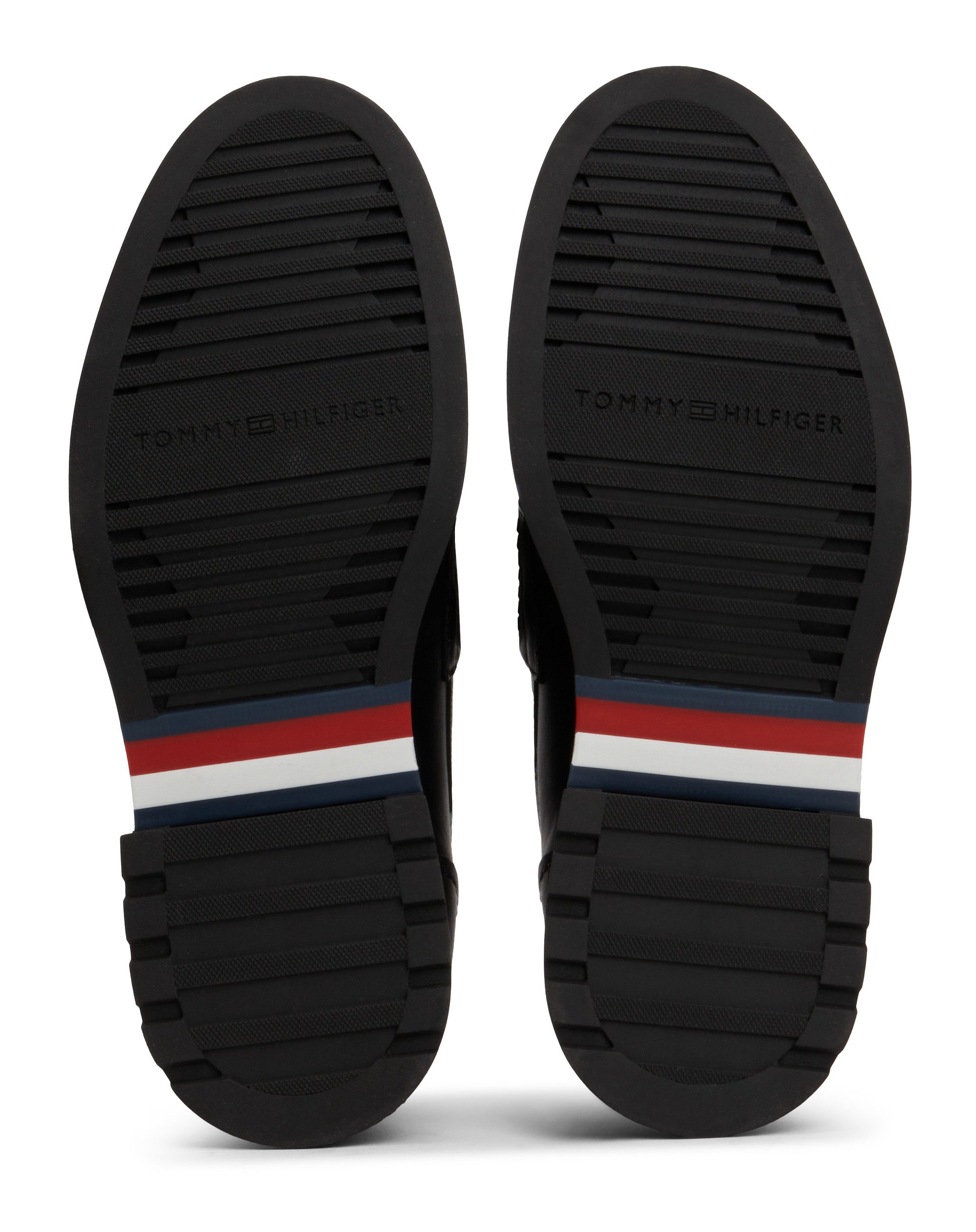 Tommy Hilfiger Instappers LIGHT HILFIGER LEATHER LOAFER , businessmode, instapschoen, lage schoen in mocassin-look