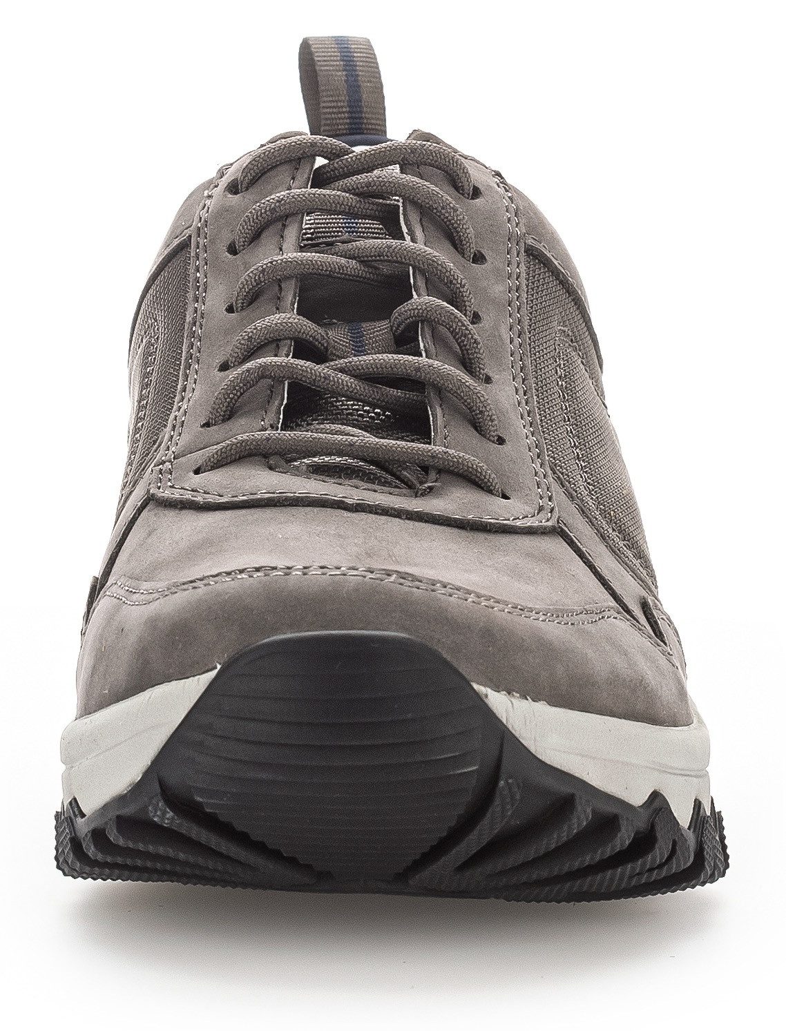 Gabor Rollingsoft Sneakers met sleehak , vrijetijdsschoen, lage schoen, veterschoen met contraststiksels, g-breedte