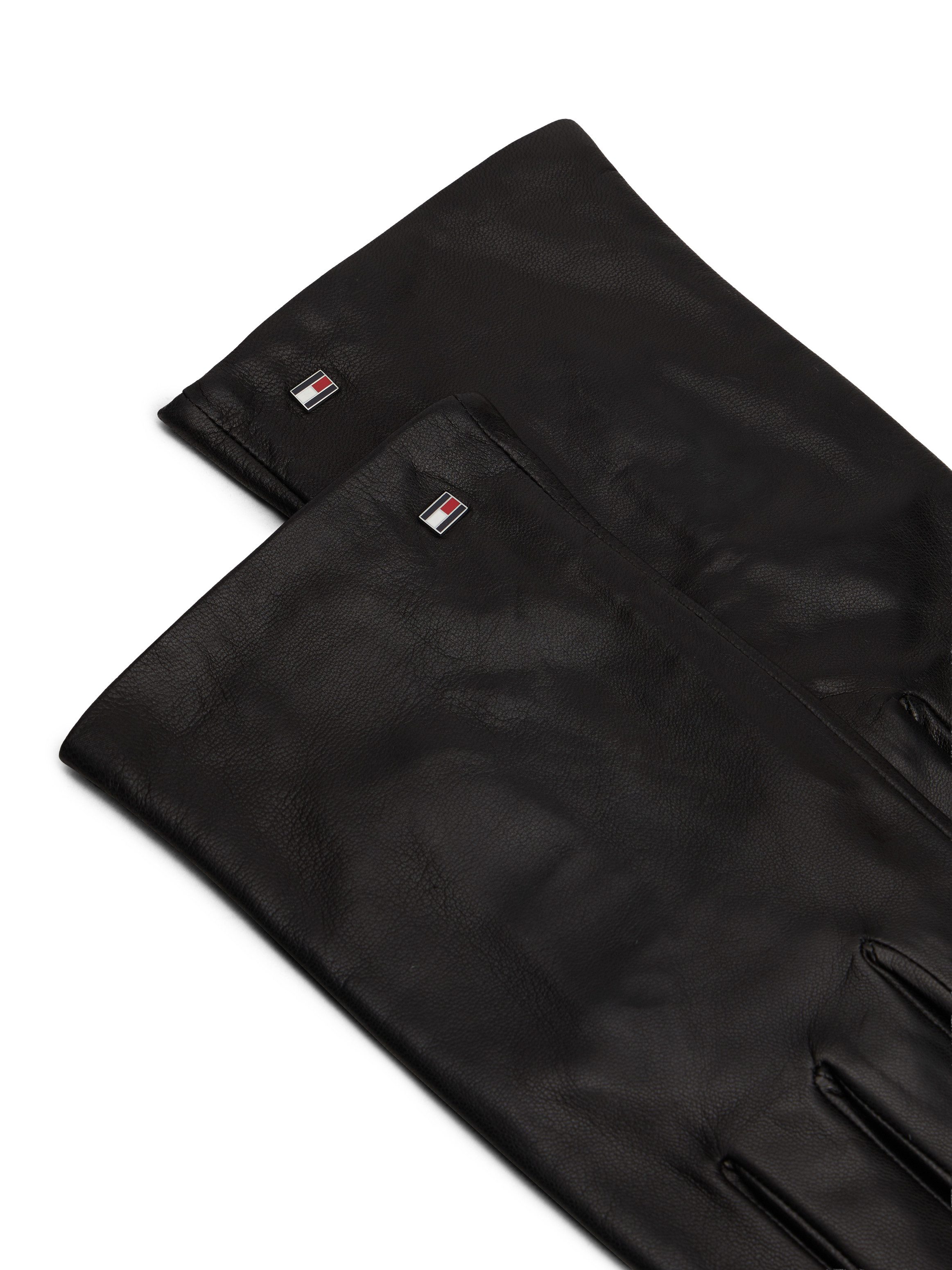 Tommy Hilfiger Leren handschoenen ESSENTIAL FLAG LEATHER GLOVES