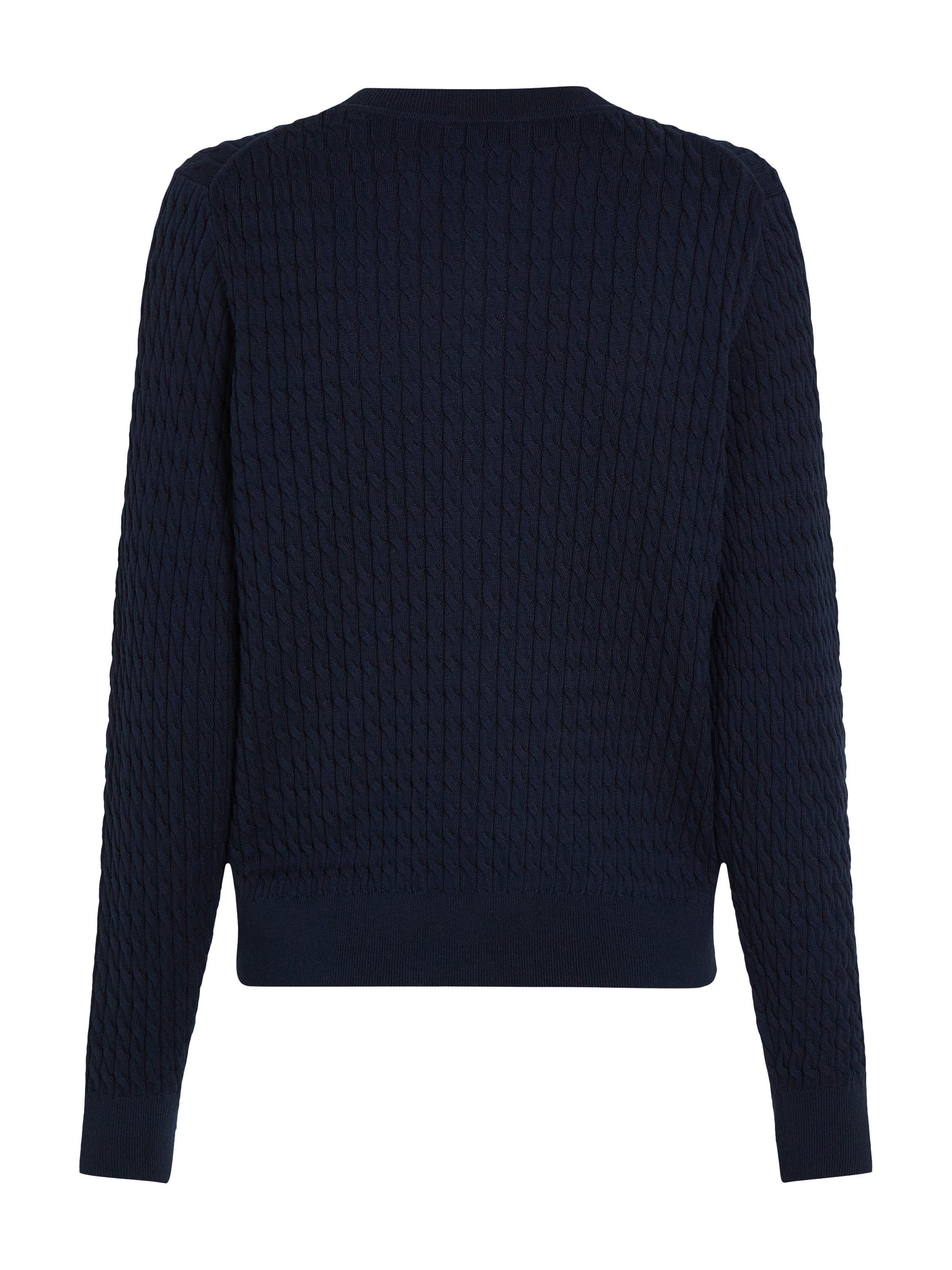 Tommy Hilfiger Vest CO CABLE C-NK CARDIGAN