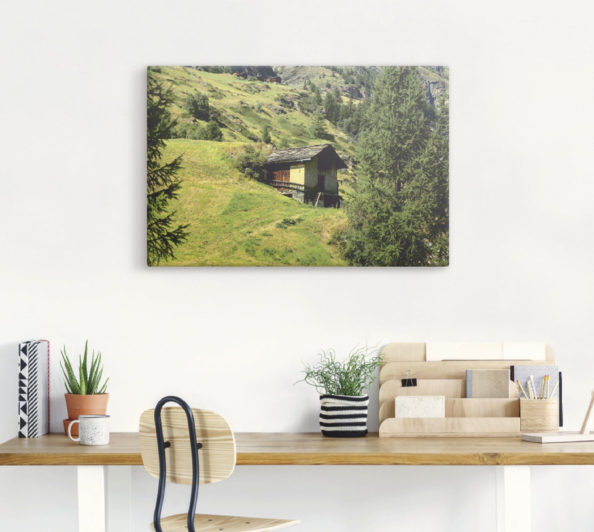 Artland Artprint Zermatt als artprint van aluminium, artprint op linnen, muursticker of poster in verschillende maten