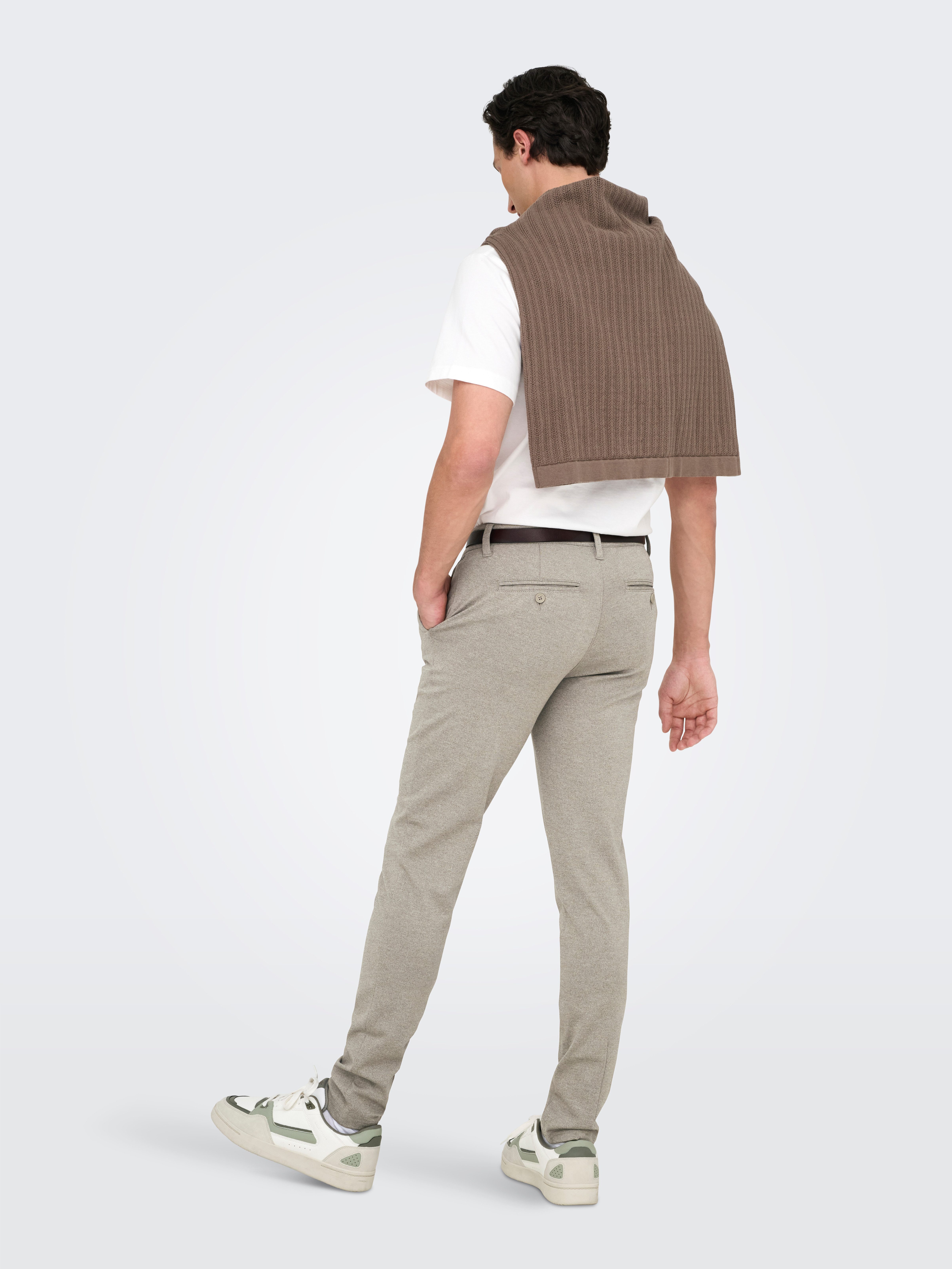 ONLY & SONS Chino met gesloten achterzakken