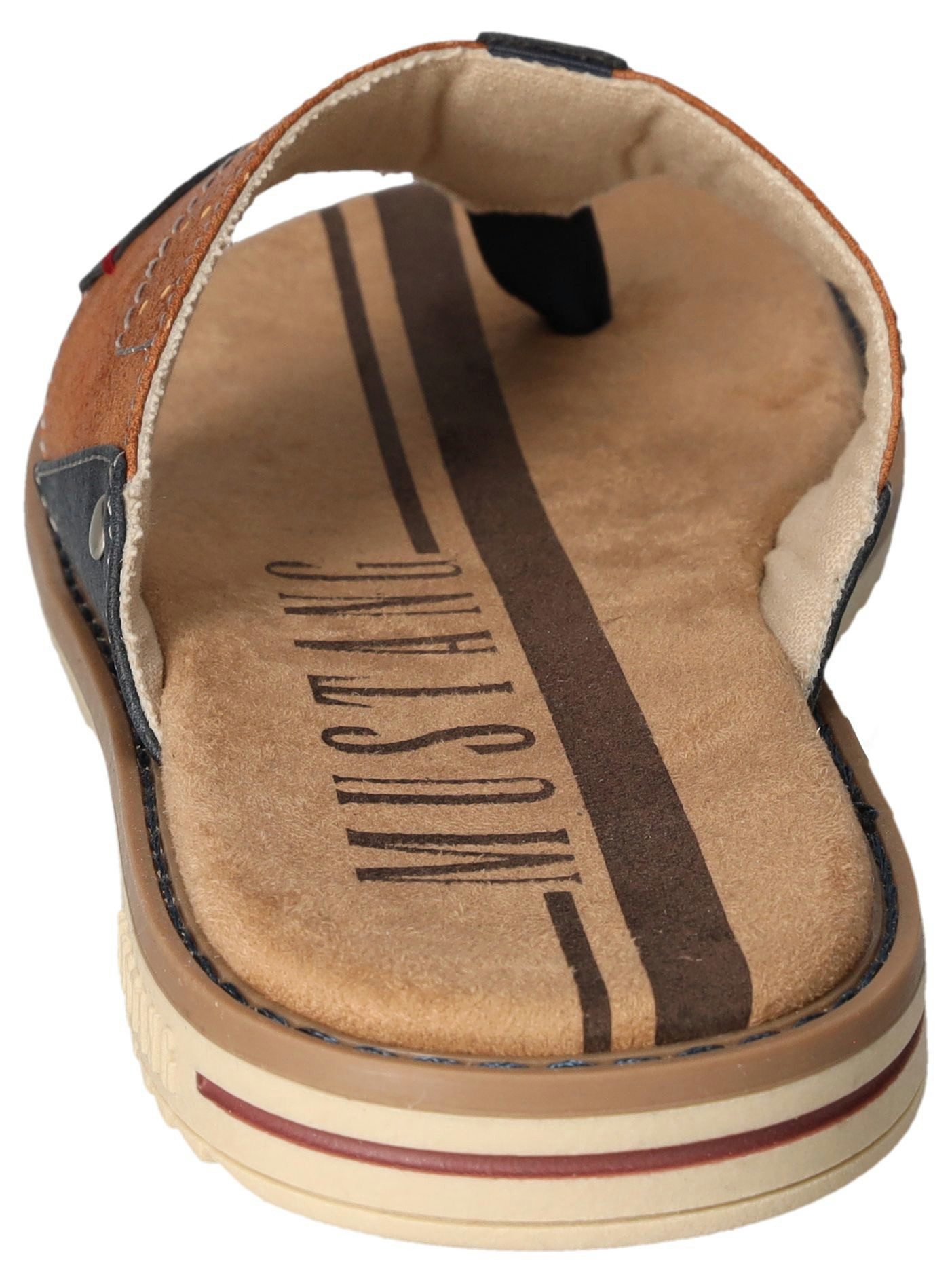 Mustang Shoes Teenslippers , zomerschoen, slippers, poolslides, badschoen, stijlvolle kleurcombinatie