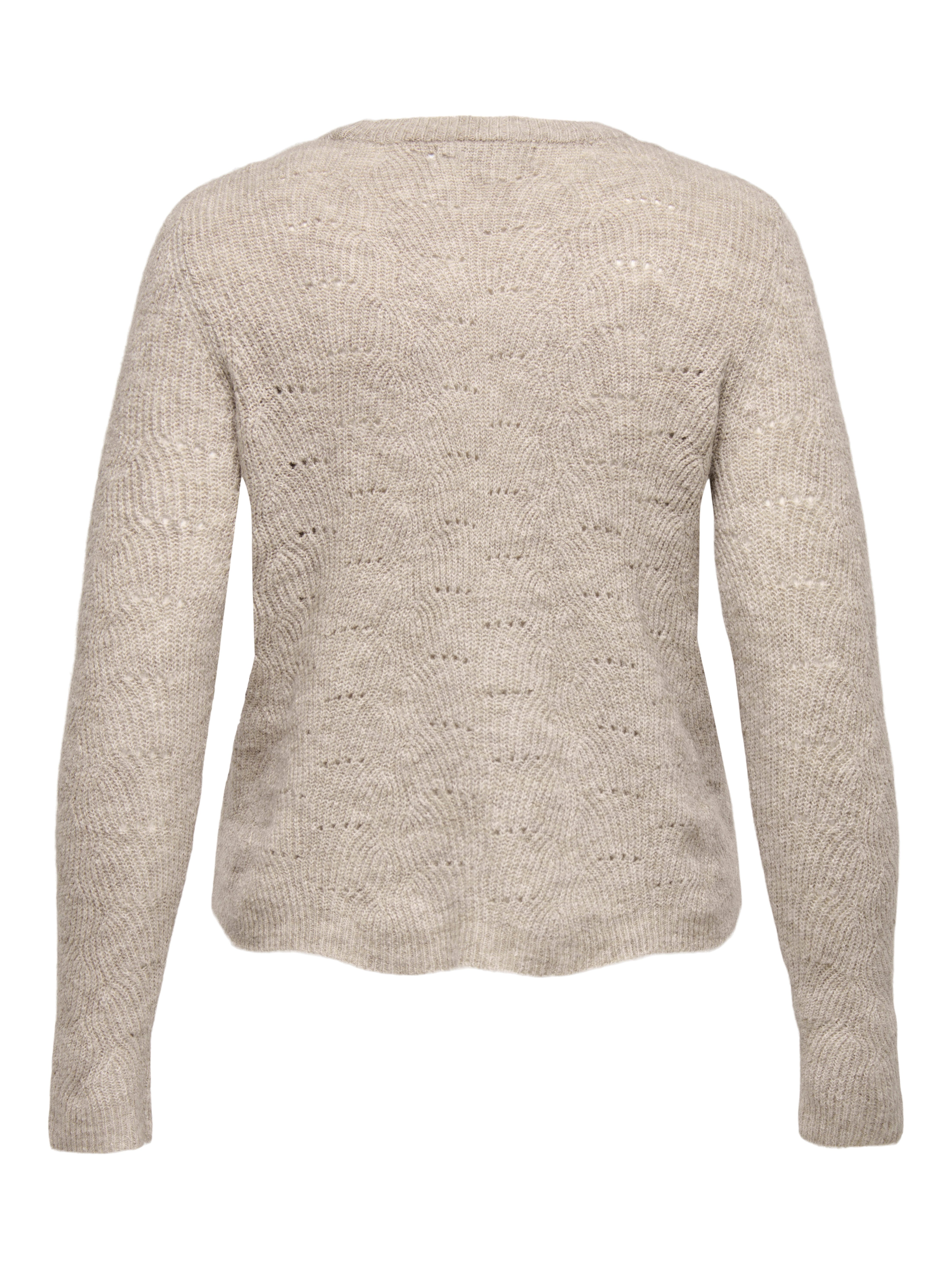 Only Trui met ronde hals ONLLOLLI L/S PULLOVER KNT NOOS